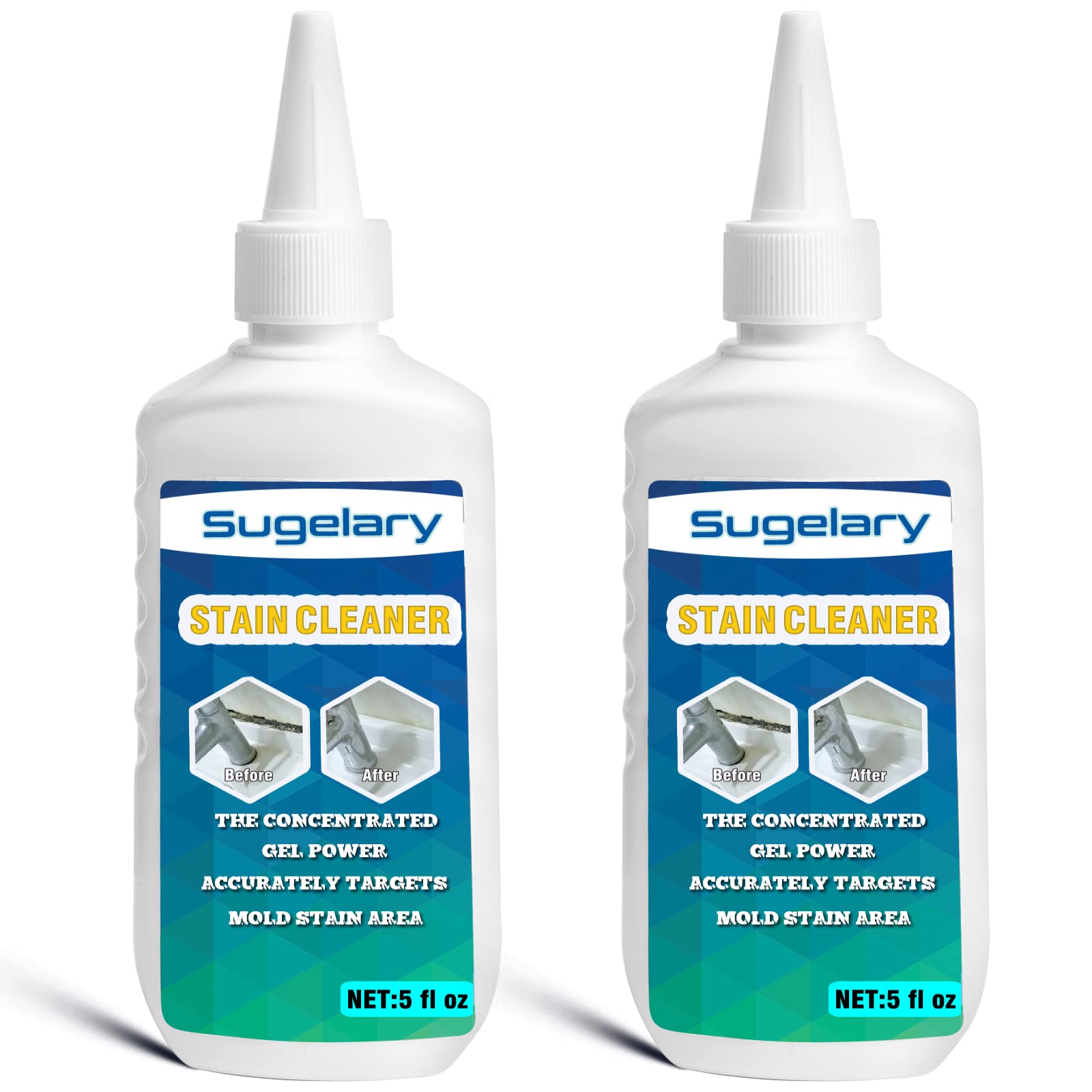 Sugelary Home Remover Gel - Powerful Washing Machine Cleaner & Refrigerator Strips | Effective Grout Cleaner for Sink, Kitchen & Shower | Deep Cleaning Solution for Home Appliances (2-Pack) - Perfect for Regular Home Maintenance & Appliance Care