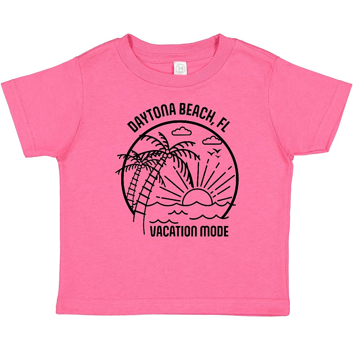Inktastic Summer Vacation Mode Daytona Beach Florida Baby T-Shirt - Cute Florida Souvenir Gift for Toddlers & Infants - Perfect for Beach Trips, Family Vacations & Summer Outfits