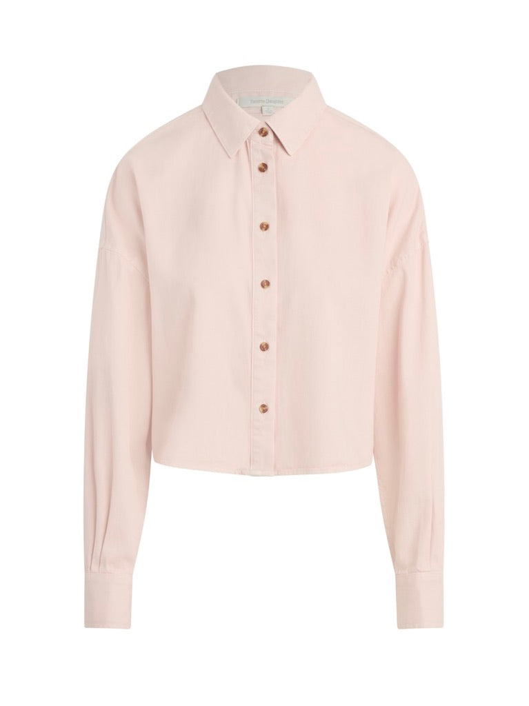 Crop Ex Boyfriend Shirt - Oversized Relaxed Fit Women's Top | Casual Streetwear & Loungewear for Everyday Comfort