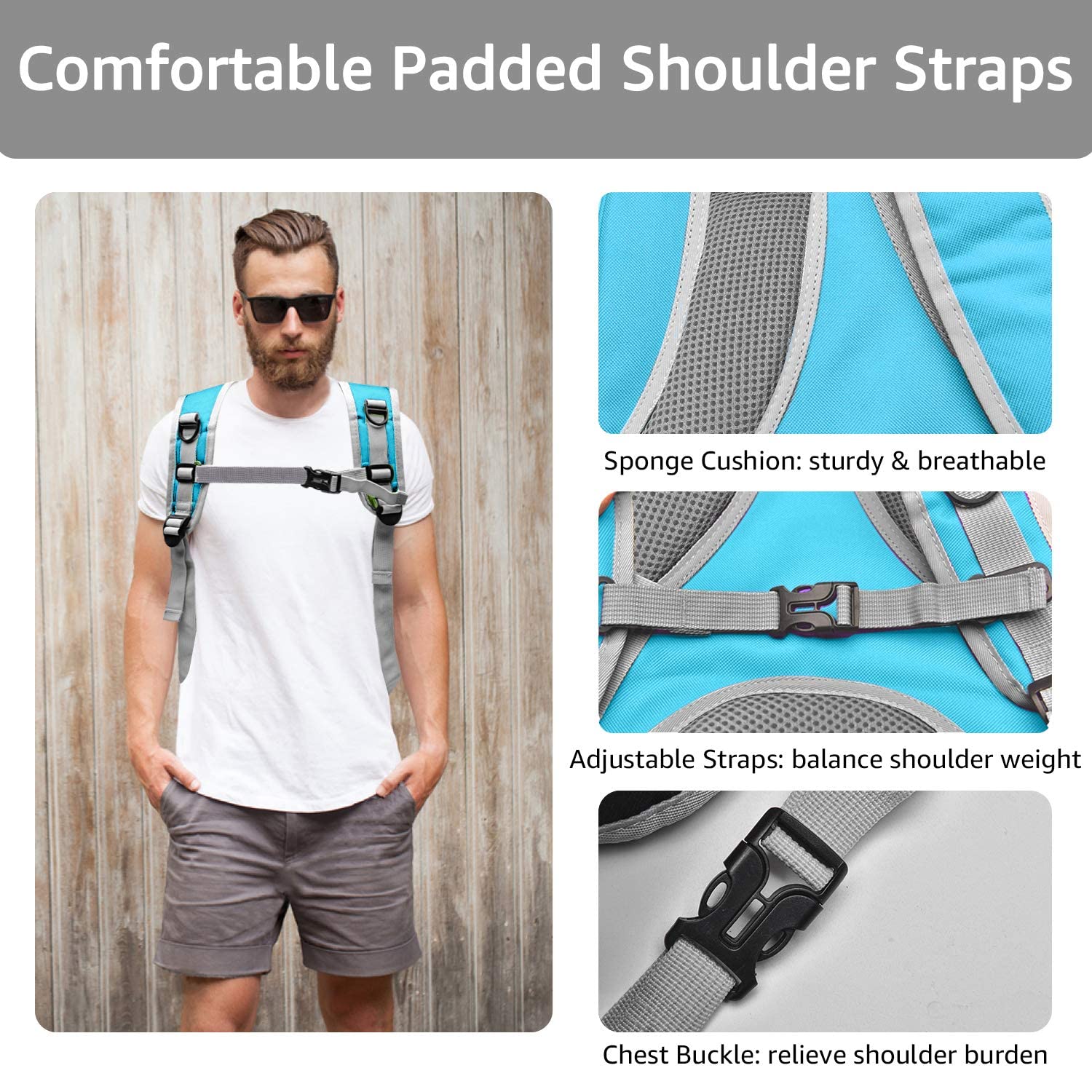 RvPaws Dog Carrier Backpack - Front & Back Pet Carrier for Small to Medium Dogs & Cats, Travel-Friendly Space Capsule Knapsack - Blue | Perfect for Hiking, Air Travel & Outdoor Adventures