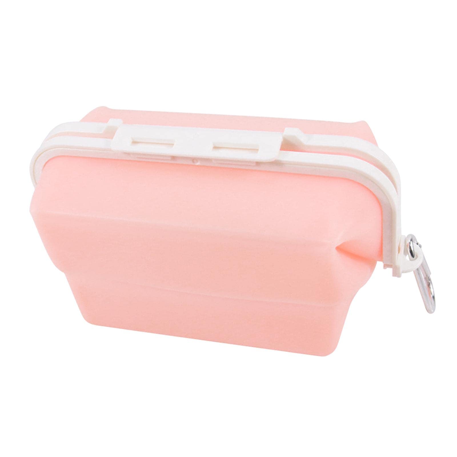 FAKEME Large Food Storage Container - Reusable, BPA-Free, Airtight Fridge Organizer Box with Easy-Clean Lid - Perfect for Meal Prep, Leftovers & Snacks (Pink)