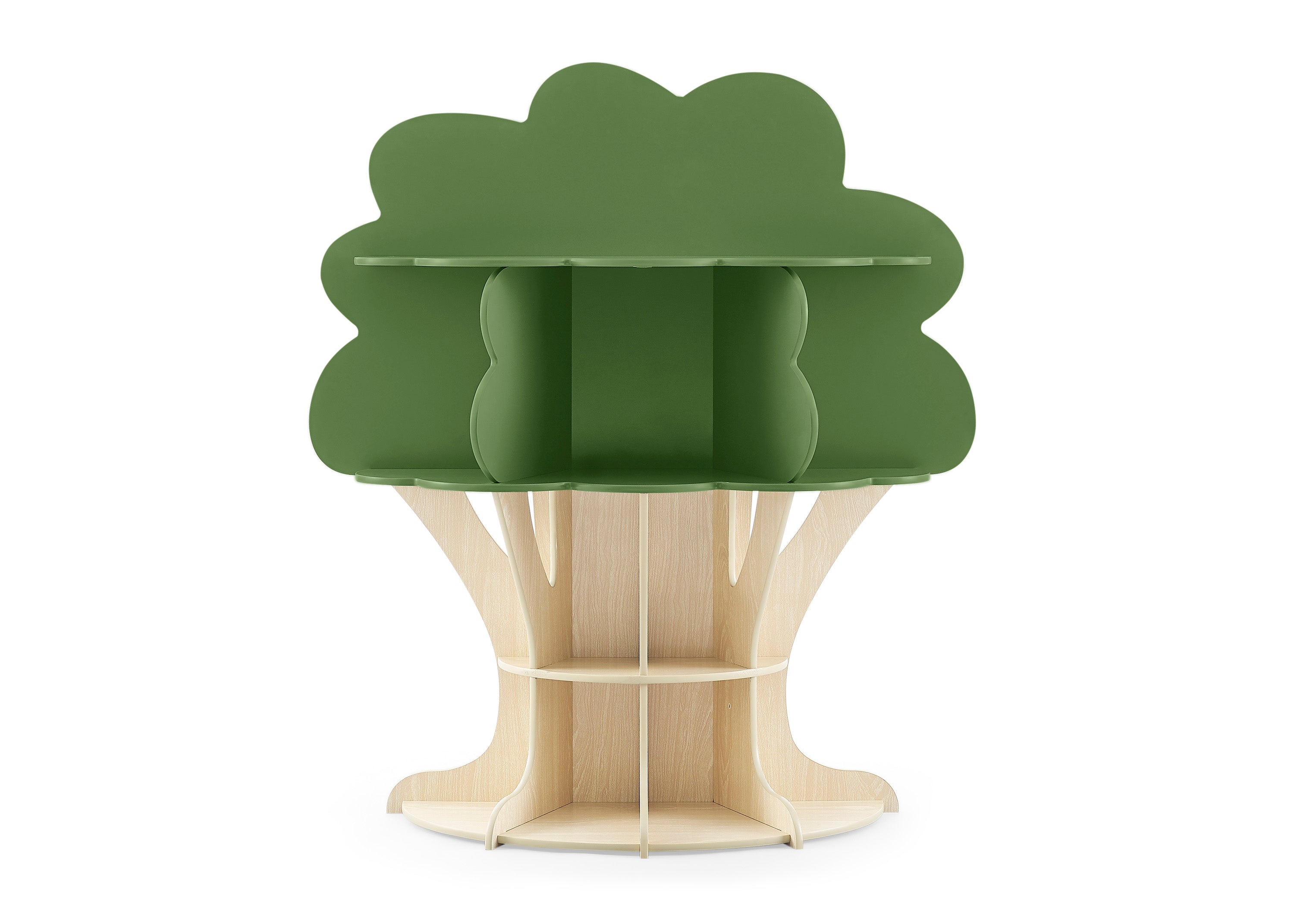 Greenguard Gold Certified Tree Bookcase - Eco-Friendly Kids Bookshelf for Bedroom, Nursery & Playroom Organization