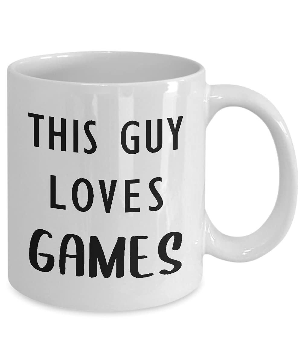 11oz Video Game Themed Coffee Mug - Funny Gamer Gift for Men & Women - Perfect for Gaming Enthusiasts, Birthday & Christmas Presents - Ideal for Home, Office & Game Room Use