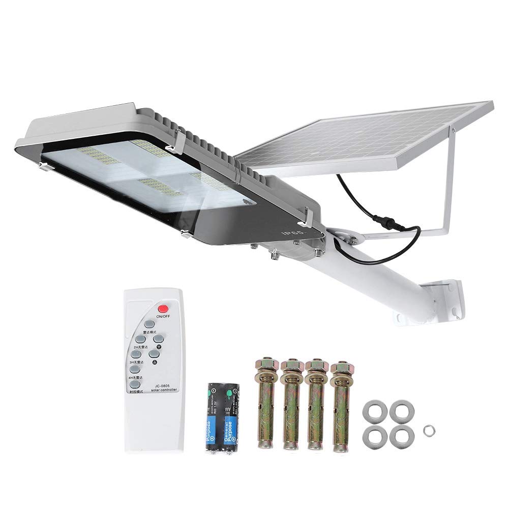 ASixx 300W Solar Wall Light - Waterproof Outdoor Solar Panel Light with Remote Control for Gardens, Yards, Pathways - Perfect for Landscape Lighting & Home Security