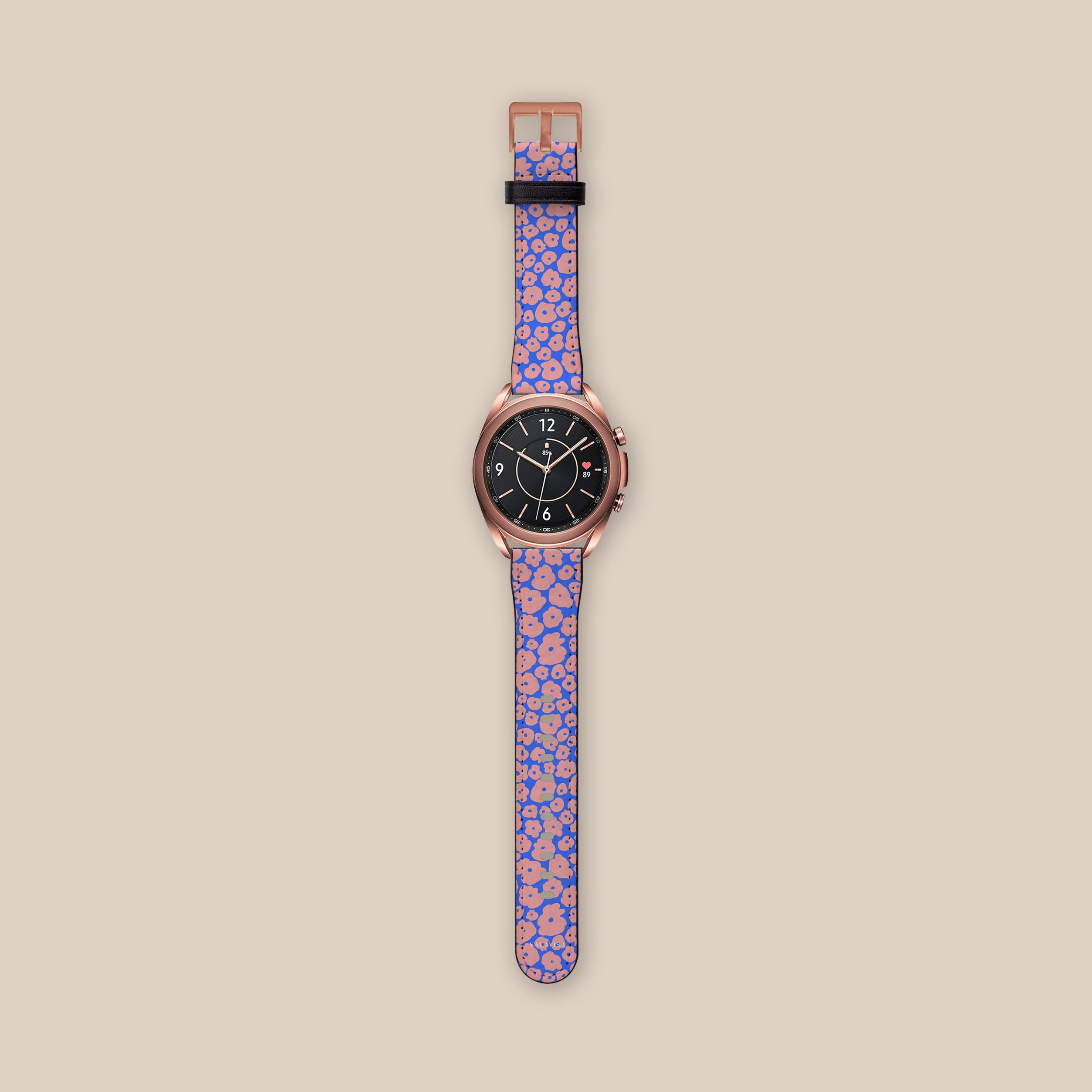 Puffy Spring Galaxy Watch Band - Soft Silicone Strap for Samsung Galaxy Watch 4/5/6, Adjustable Comfortable Wristband for Women & Men - Perfect for Workouts, Running & Everyday Wear