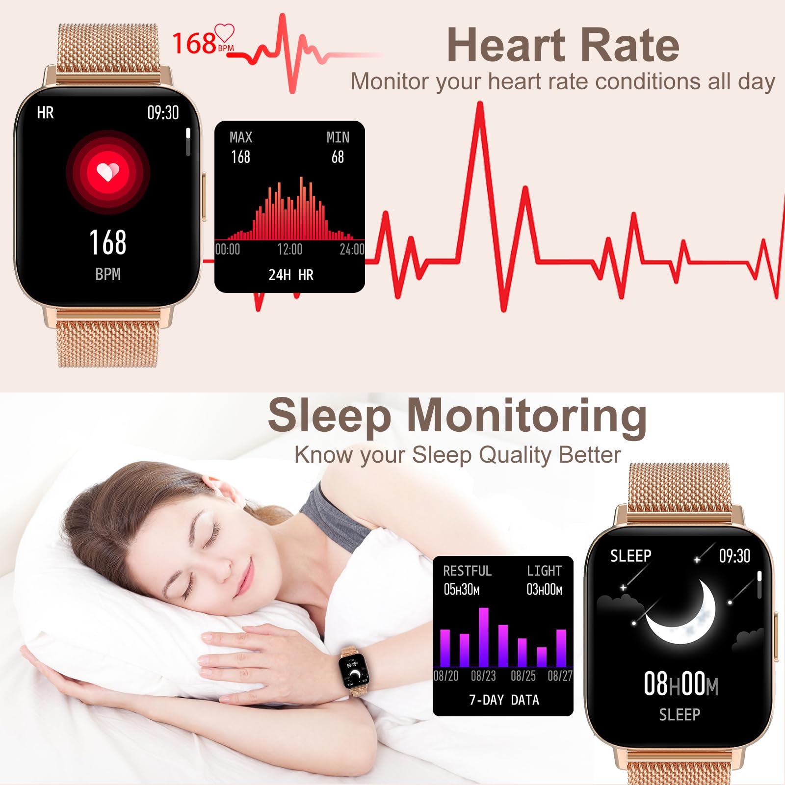 Colesma Smart Watch for Women - 1.69\