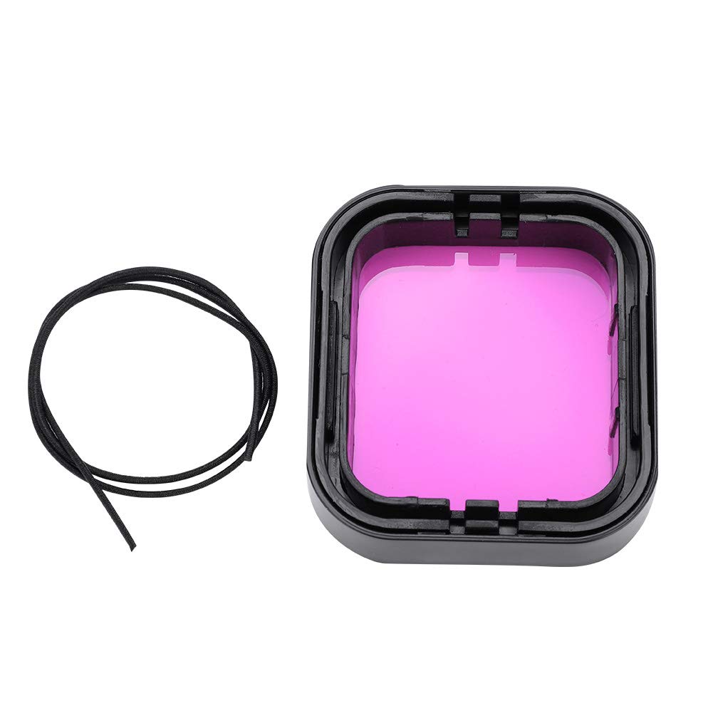 Underwater Camera Filter Set for GoPro Hero 5/6 - Plastic Dive Lens Kit for Clear Ocean Photography - Perfect for Snorkeling, Scuba Diving & Water Sports