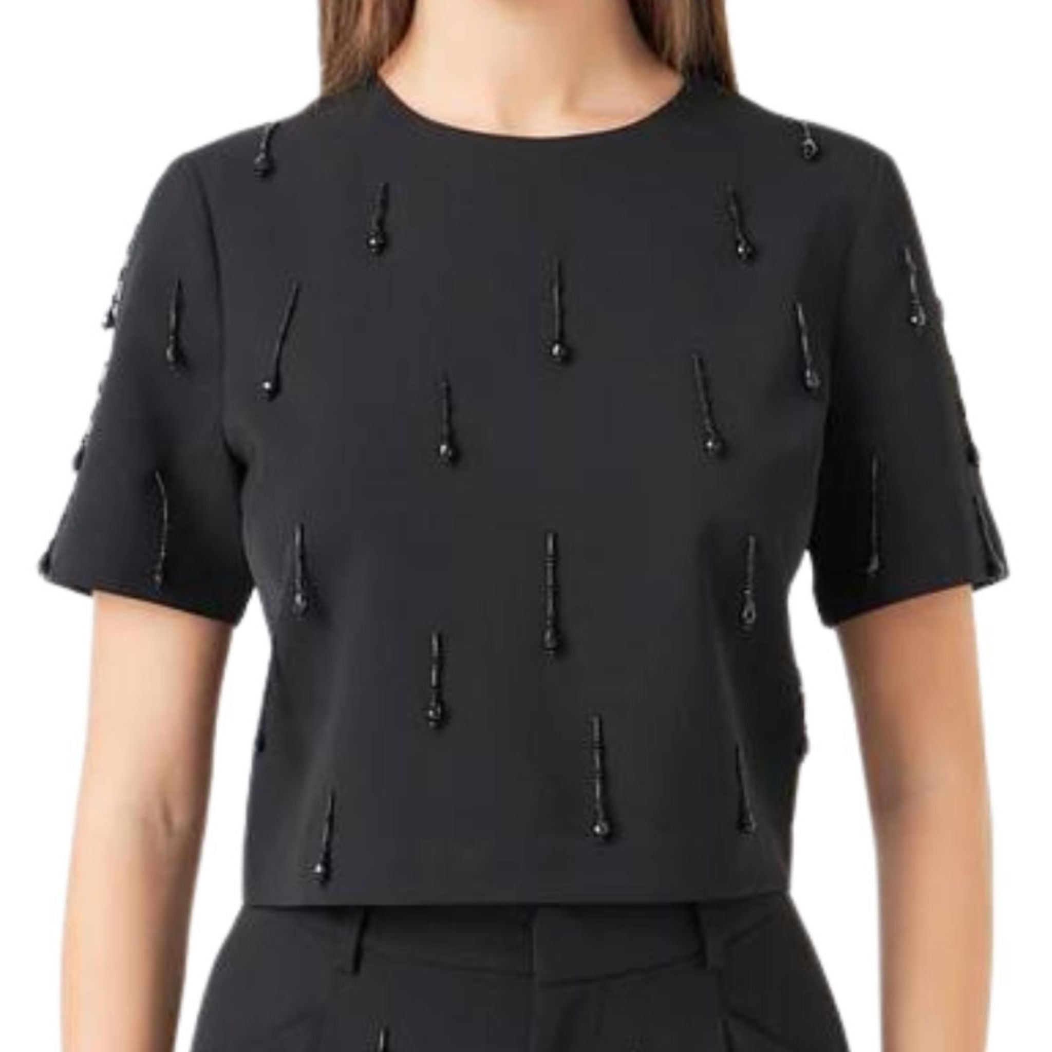 Endless Rose Beaded Top Women's Fashion Blouse - Perfect for Parties, Date Nights & Special Occasions