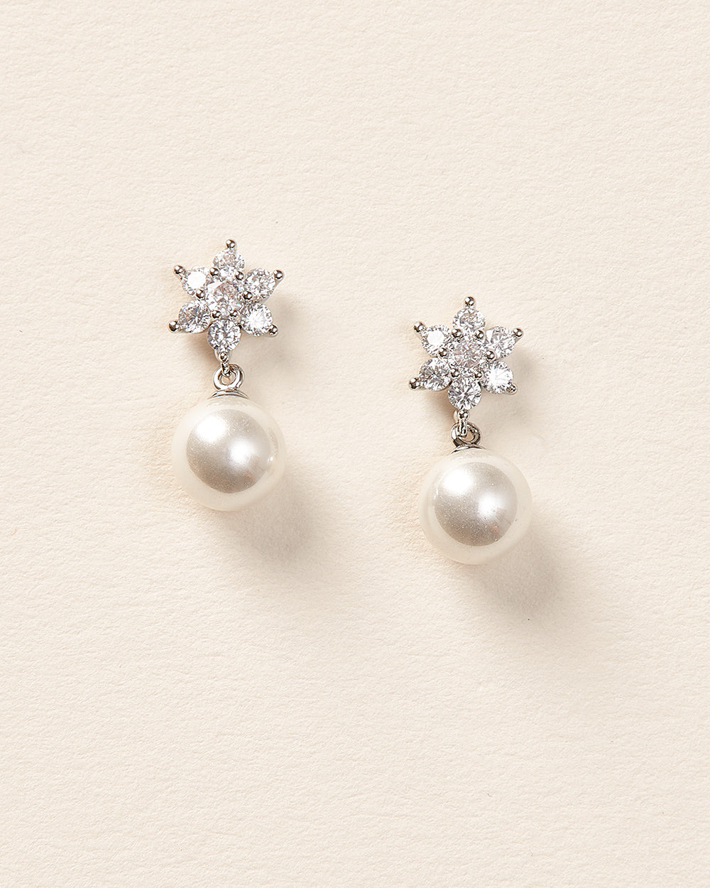 Ella Pearl Earrings for Women - Elegant Freshwater Pearl Stud Earrings with Sterling Silver Post | Perfect for Weddings, Parties & Everyday Wear