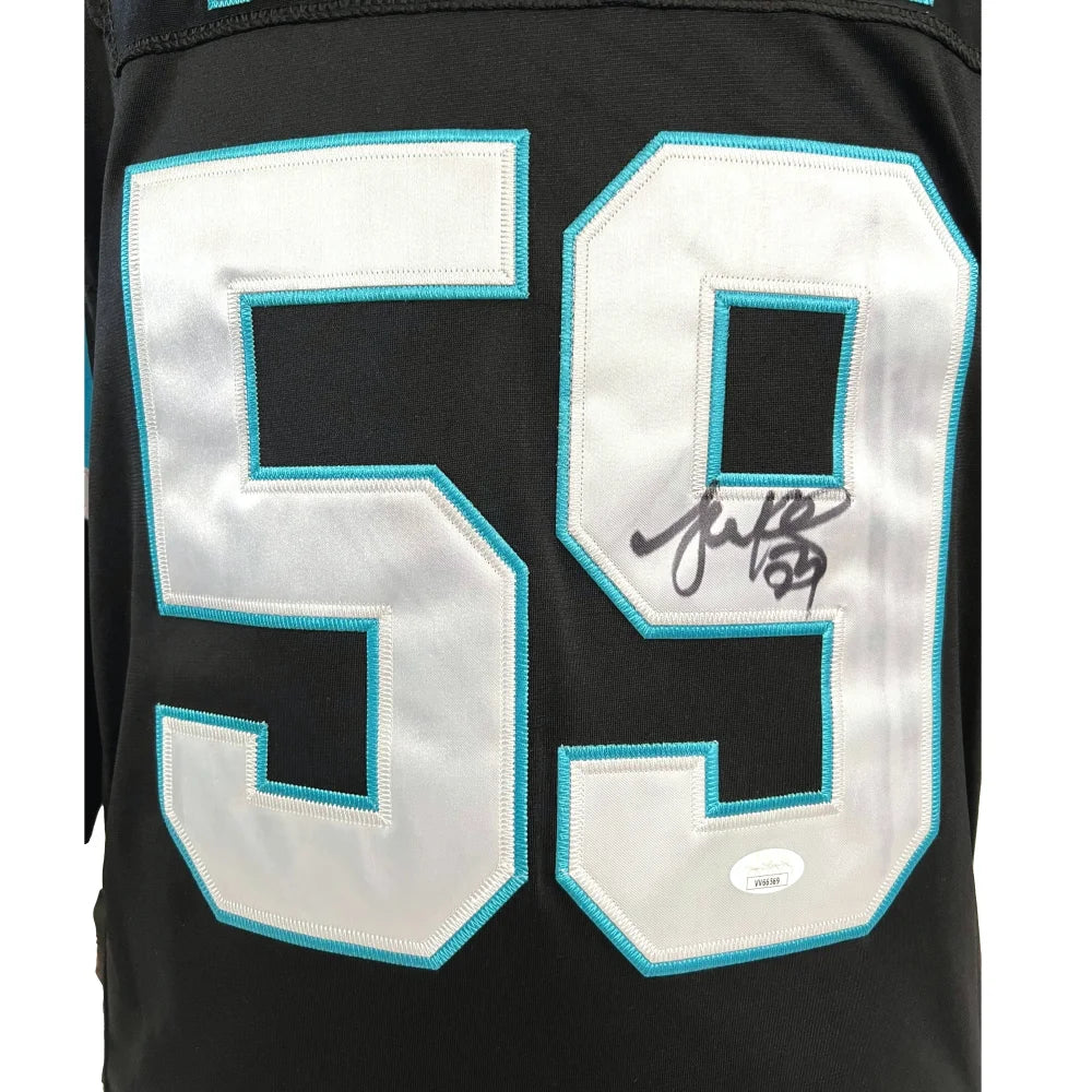 Authentic Luke Kuechly Signed Carolina Panthers #59 Jersey with JSA COA - Perfect for NFL Collectors, Sports Memorabilia Displays & Panthers Fan Gifts
