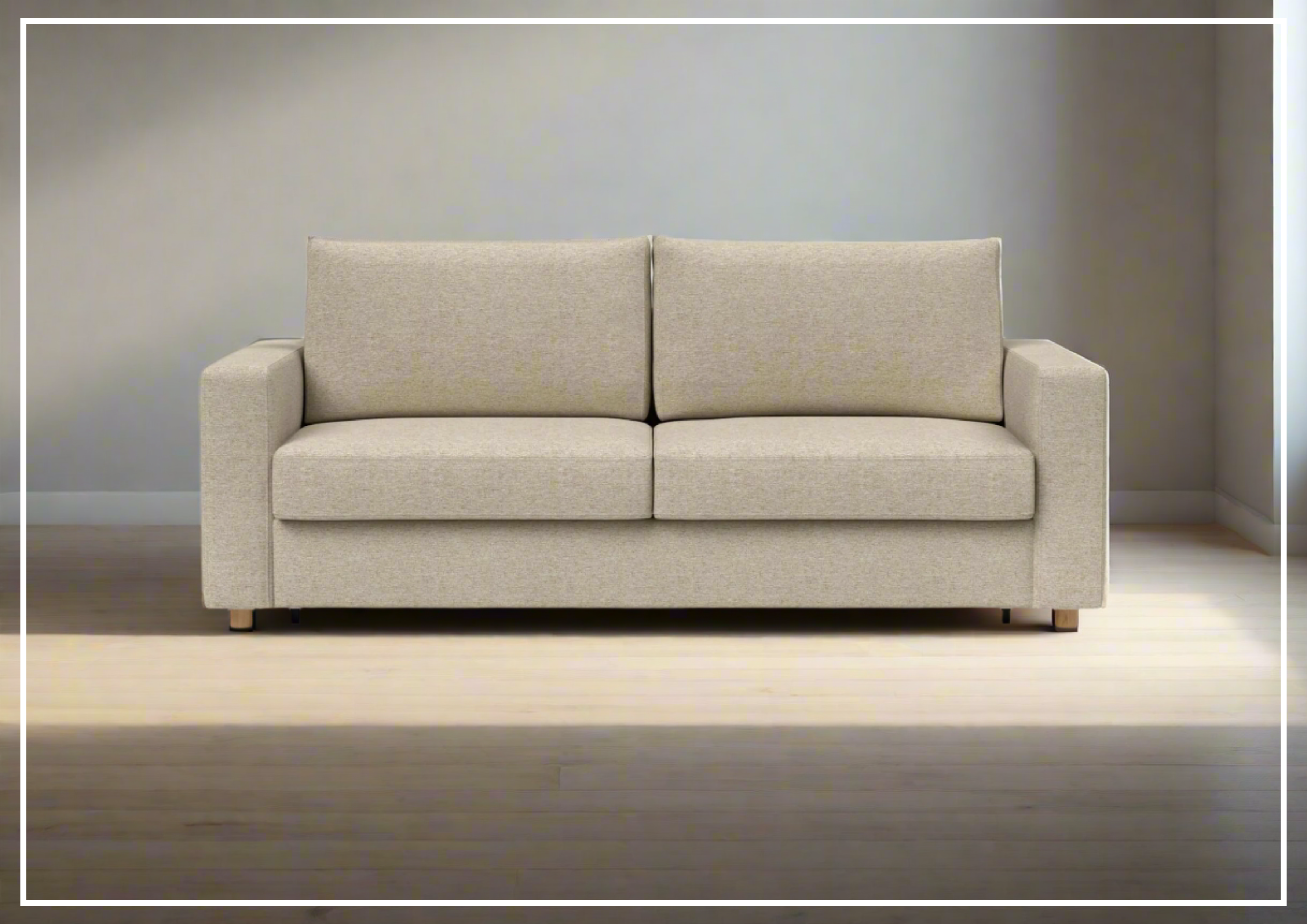 Innovation Living Neah Fabric 2-Seater King Size Sleeper Sofa Bed - Convertible Comfort for Small Spaces & Guest Rooms