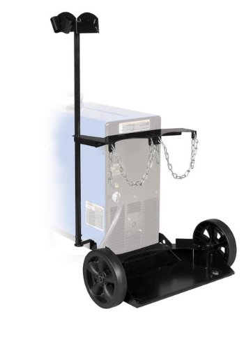 Miller Electric Cylinder Rack for Millermatic 252 (300337) - Heavy Duty Welding Gas Cylinder Holder for MIG/TIG Welding Machines - Workshop & Garage Storage Solution
