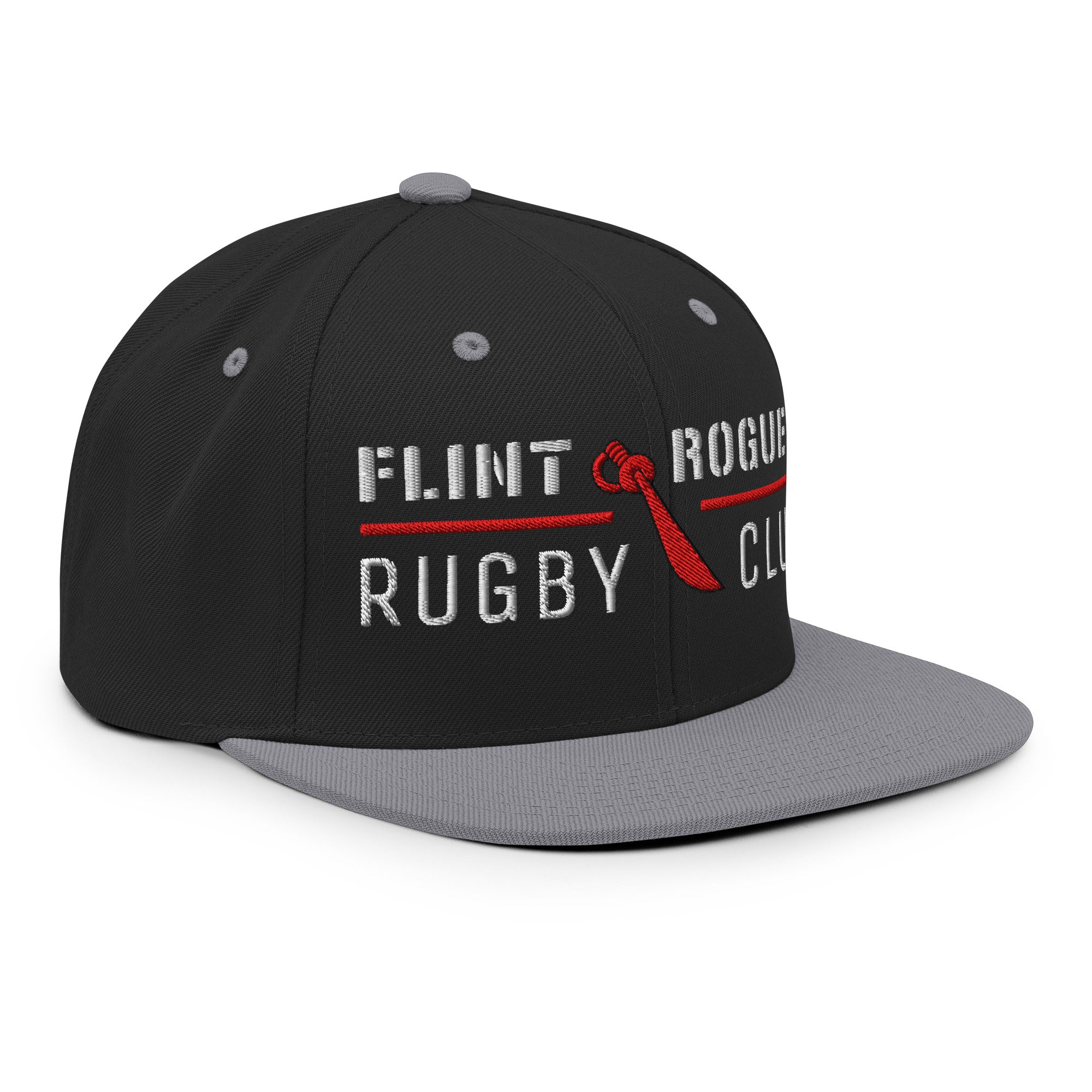 Flint Rogues RFC Classic Snapback Hat - Adjustable Unisex Baseball Cap for Men & Women - Perfect for Sports, Casual Wear & Outdoor Activities
