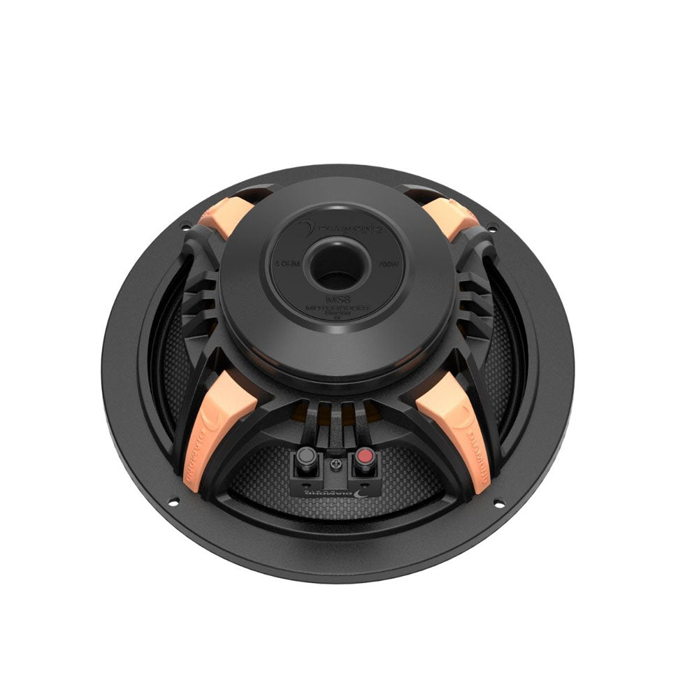 Diamond Audio MSMB84NEO 8 Inch Neodymium 4 Ohm MidBass Speaker - High Performance Car Audio System for Clear Bass & Midrange Sound | Perfect for Car Stereo Upgrades, Truck Audio Systems & Marine Applications