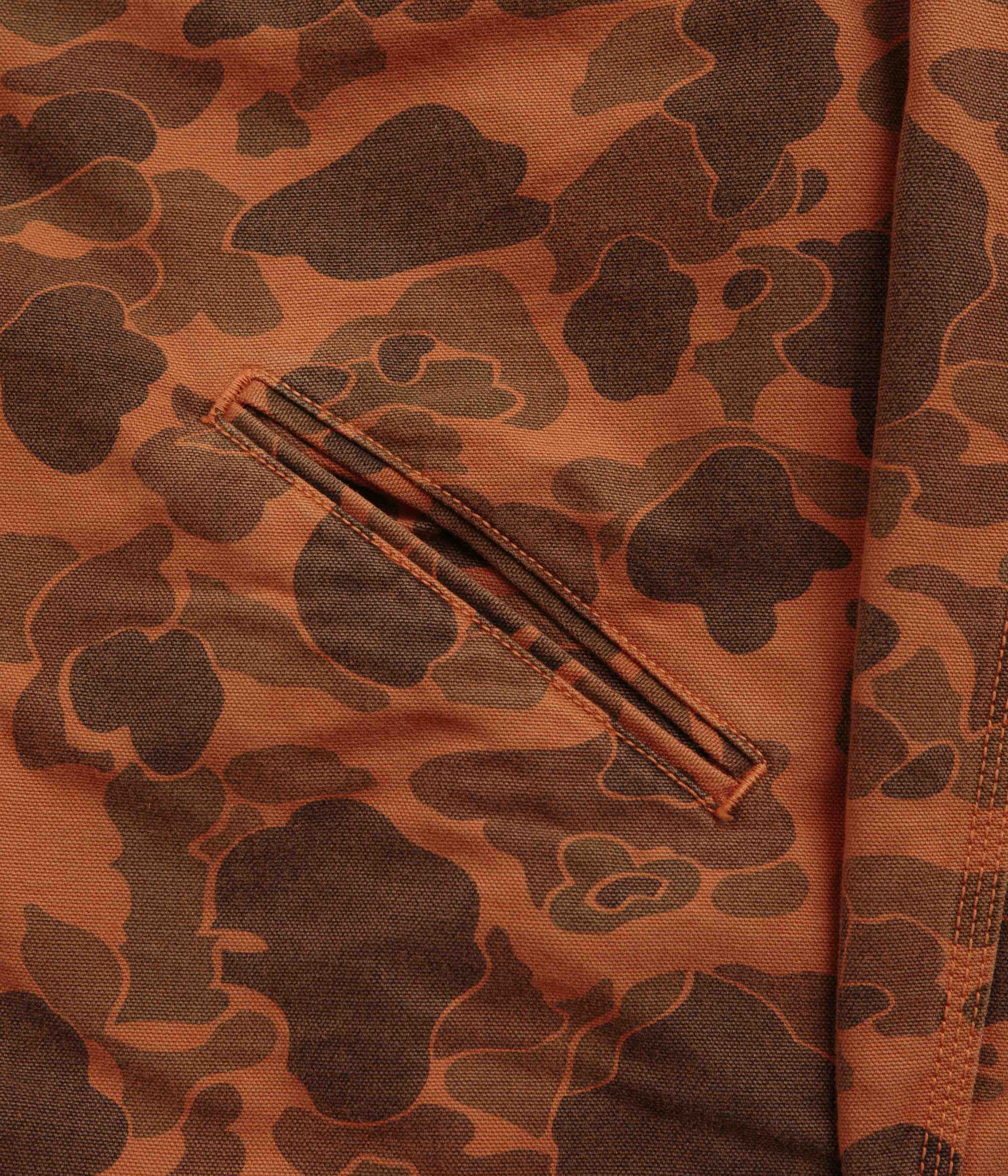 Carhartt Duck Detroit Jacket - Camo Duck Green & Turmeric - Durable Workwear for Construction, Outdoor & Casual Wear