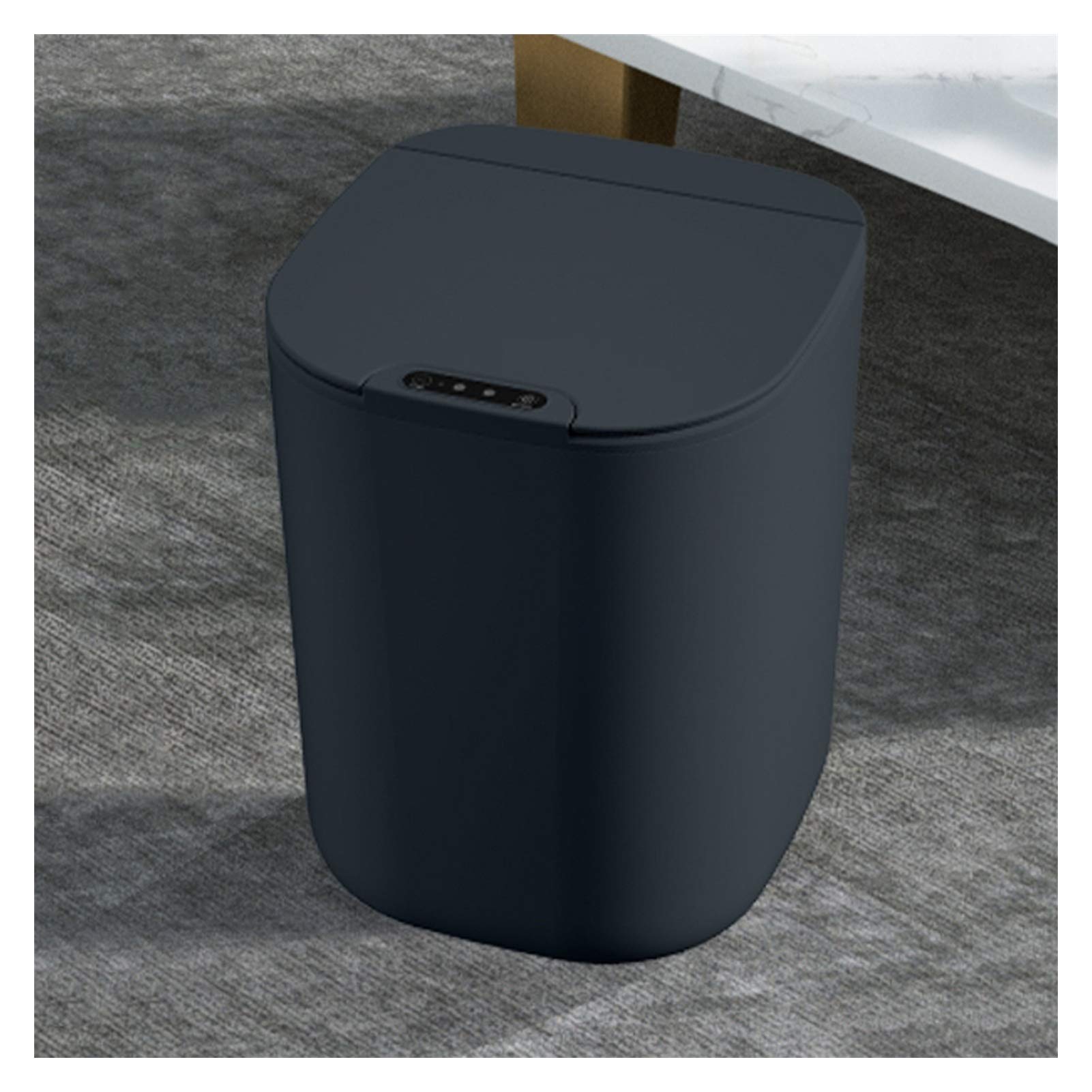 Smart Induction Trash Can with Lid - 10L/2.6 Gallons Modern Kitchen Garbage Bin for Household, Living Room & Office - Touchless Electric Wastebasket for Recycling & Waste Storage | Perfect for Small Spaces, Apartments & Eco-Friendly Homes