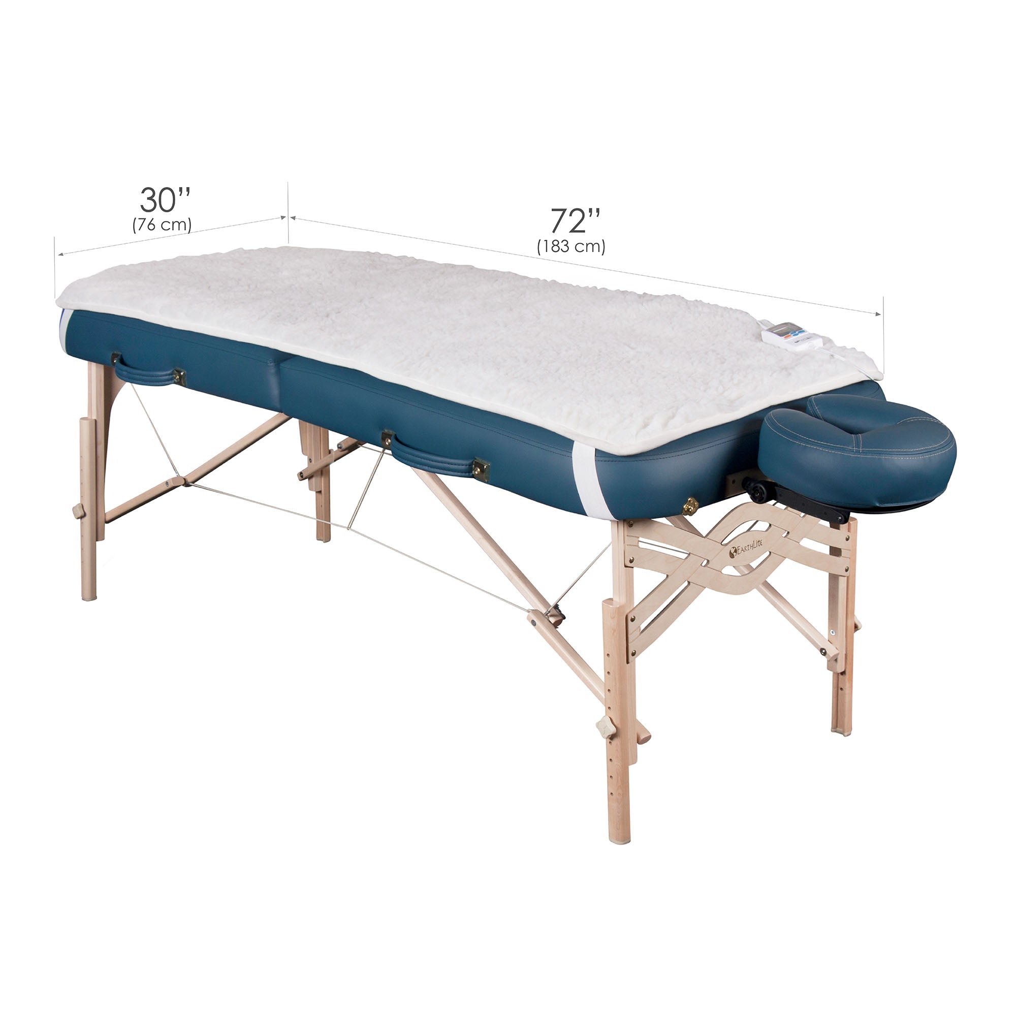 Living Earth Crafts DLX Digital Massage Table Warmer - Professional Electric Heating Pad for Spa & Physical Therapy - Perfect for Massage Therapists, Chiropractors & Home Use