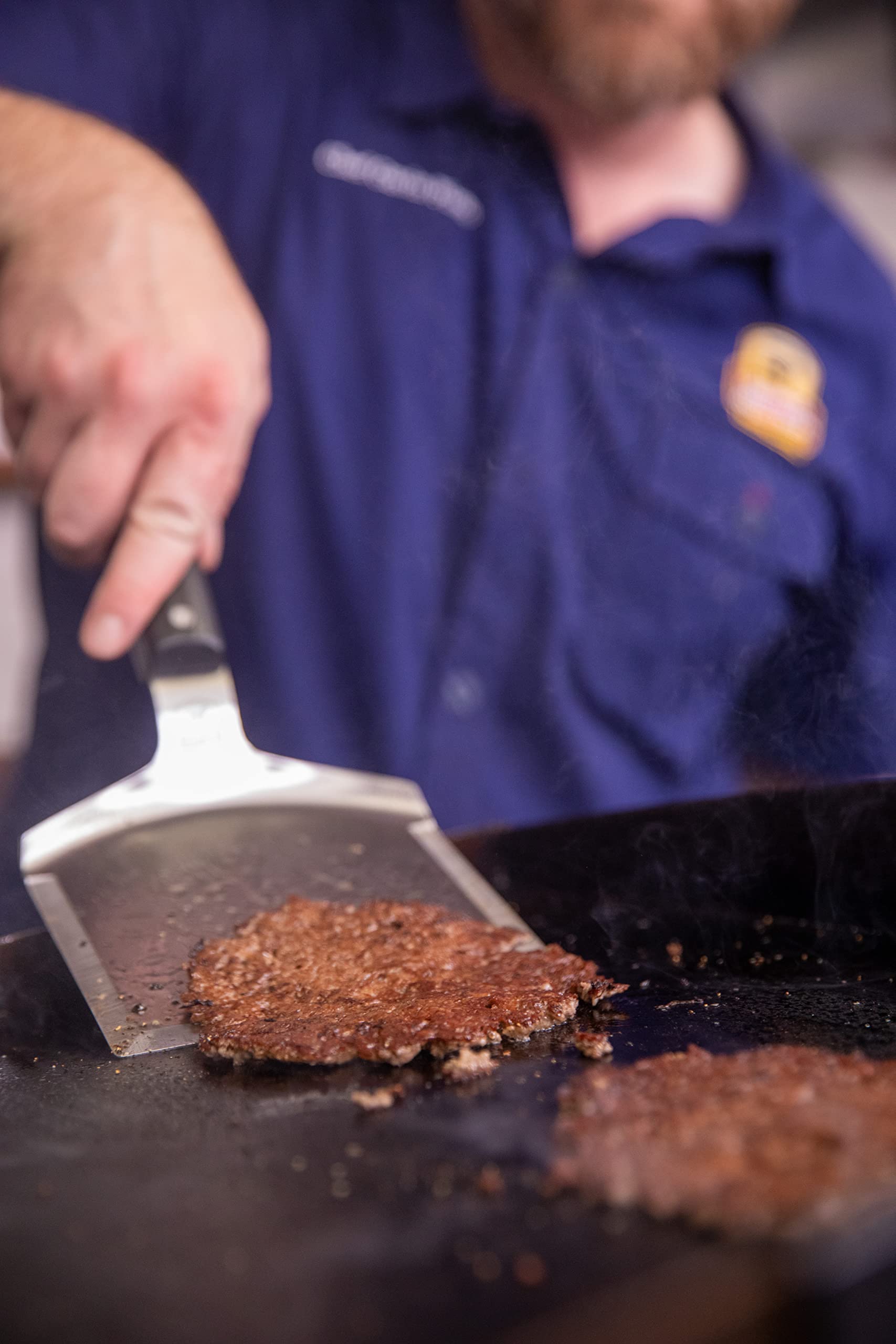 Certified Angus Beef The Smash - Heavy Duty Stainless Steel Burger Smasher Tool for Perfect Griddle & Grill Burgers - Ideal for BBQ, Backyard Cookouts & Commercial Kitchen Use