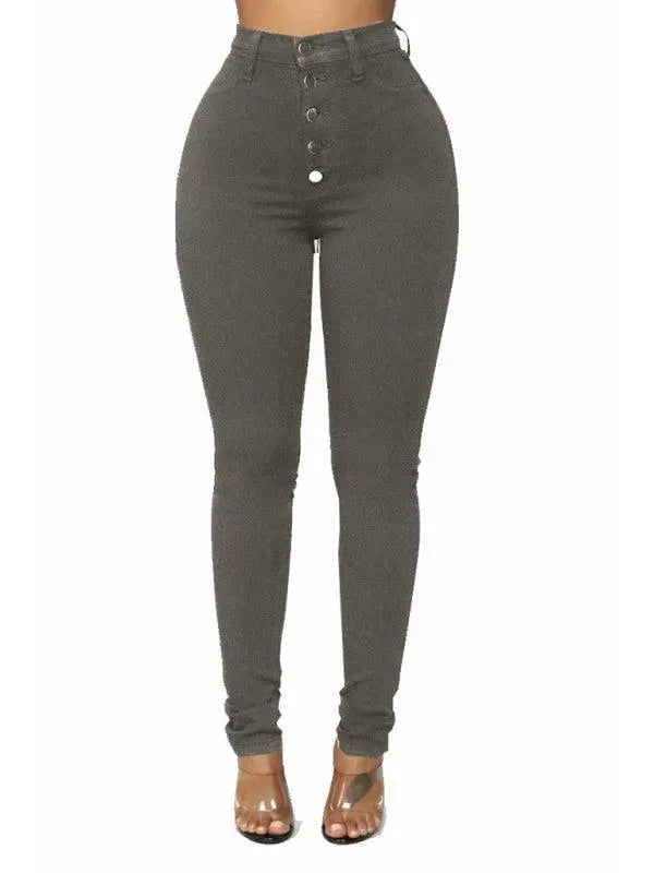 Women's High Waist Skinny Jeans - Slim Fit Stretch Denim Pants for Casual & Work Wear | Perfect for Everyday Outfits, Office, and Date Nights