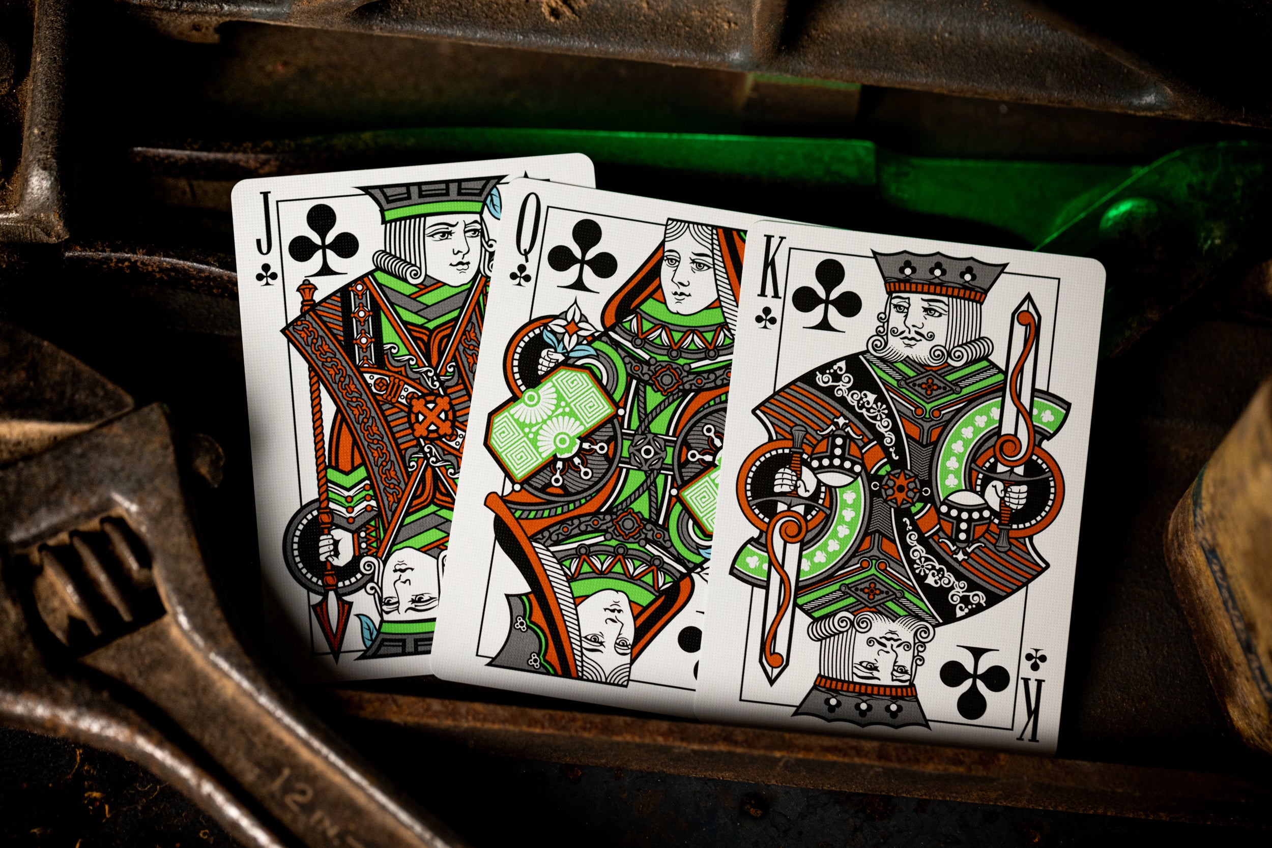 Premium KW Auto Body Threads Deck Luxury Playing Cards - Elegant Design for Poker, Blackjack & Magic Tricks | Perfect for Game Nights, Casino Parties & Collectors