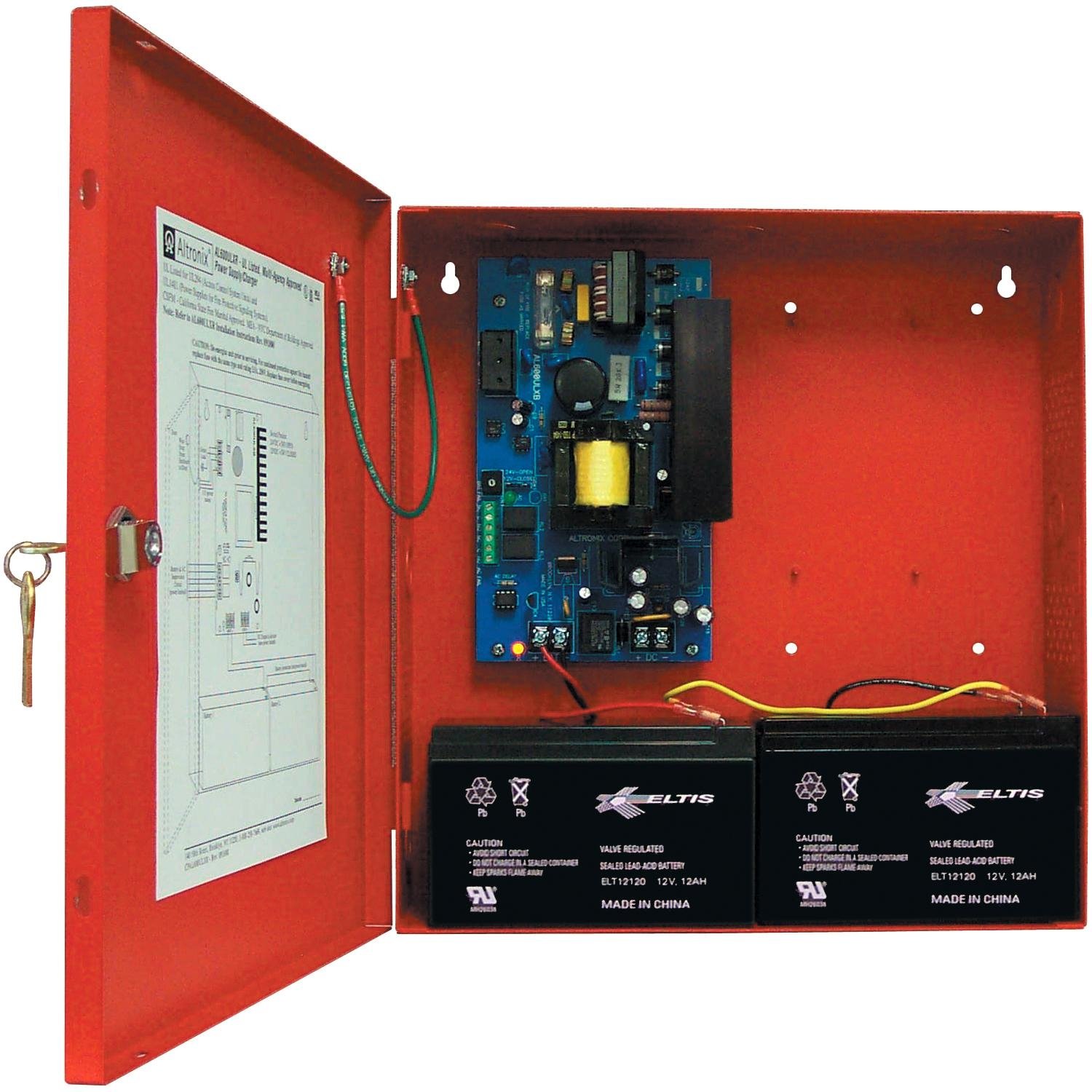 Altronix AL600ULXR Power Supply & Battery Charger - 12V/24VDC Output for Security Systems, CCTV & Access Control - Reliable Backup Power Solution for Home & Business Security