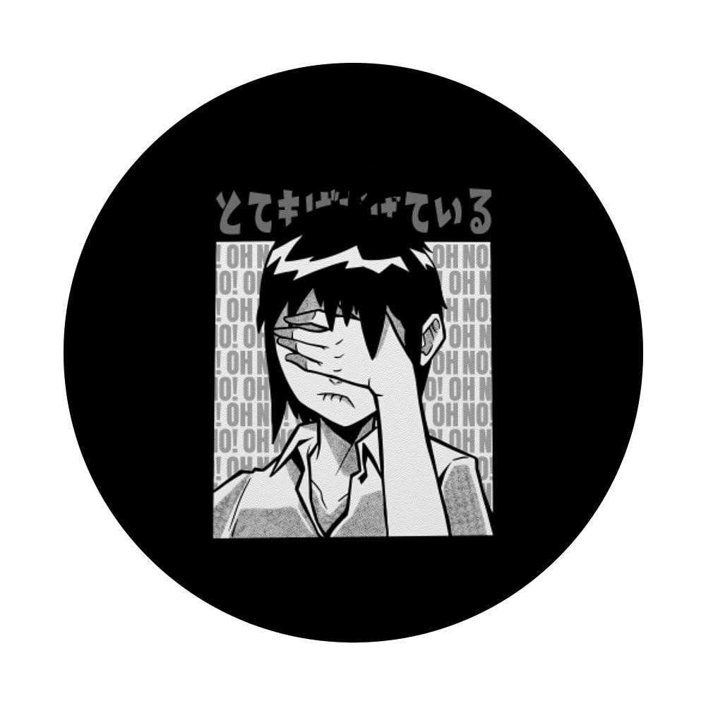 Anime Girl Merchandise - Japan Style Otaku PopSockets & PopGrip Adhesive Phone Grip for Anime Fans | Perfect for Smartphones, Tablets & Laptops