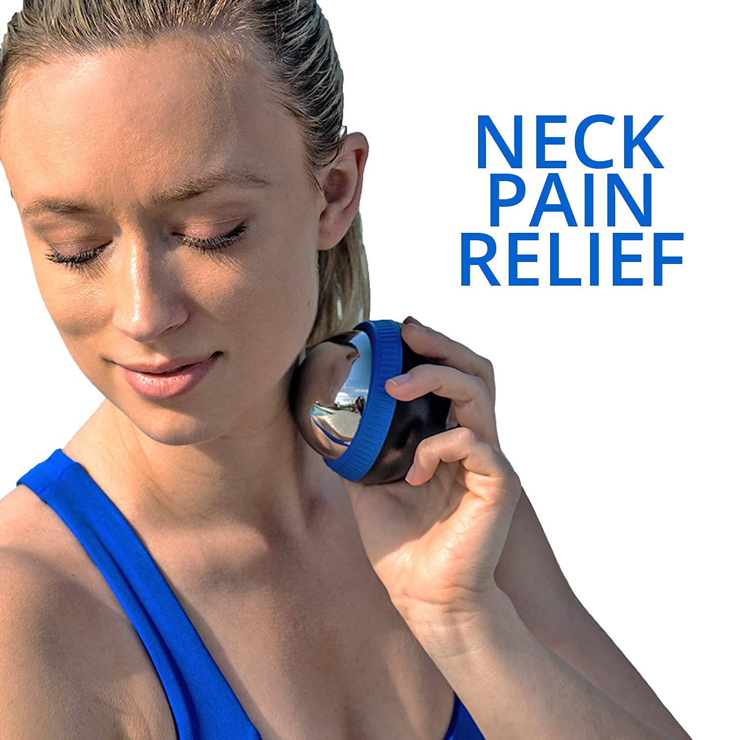 Cryosphere Therapy Massage Roller Ball - Ice Roller for Plantar Fasciitis Relief, Cold Therapy Ball with Removable Ice Roller for Face & Body, Perfect for Muscle Recovery, Sports Massage & Skincare Routine