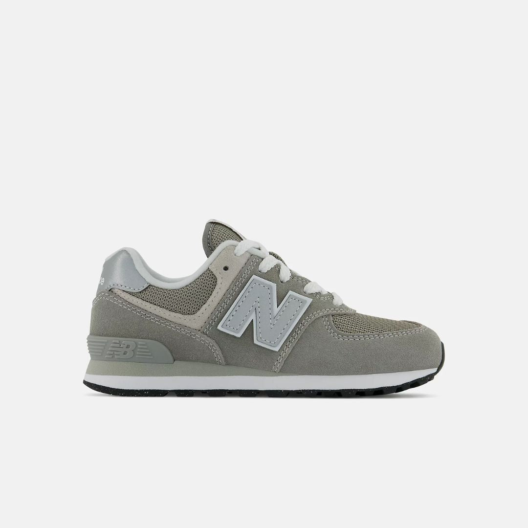 New Balance 574 Core Sneakers for Men & Women - Grey & White Classic Running Shoes for Casual Wear, Gym, and Everyday Comfort
