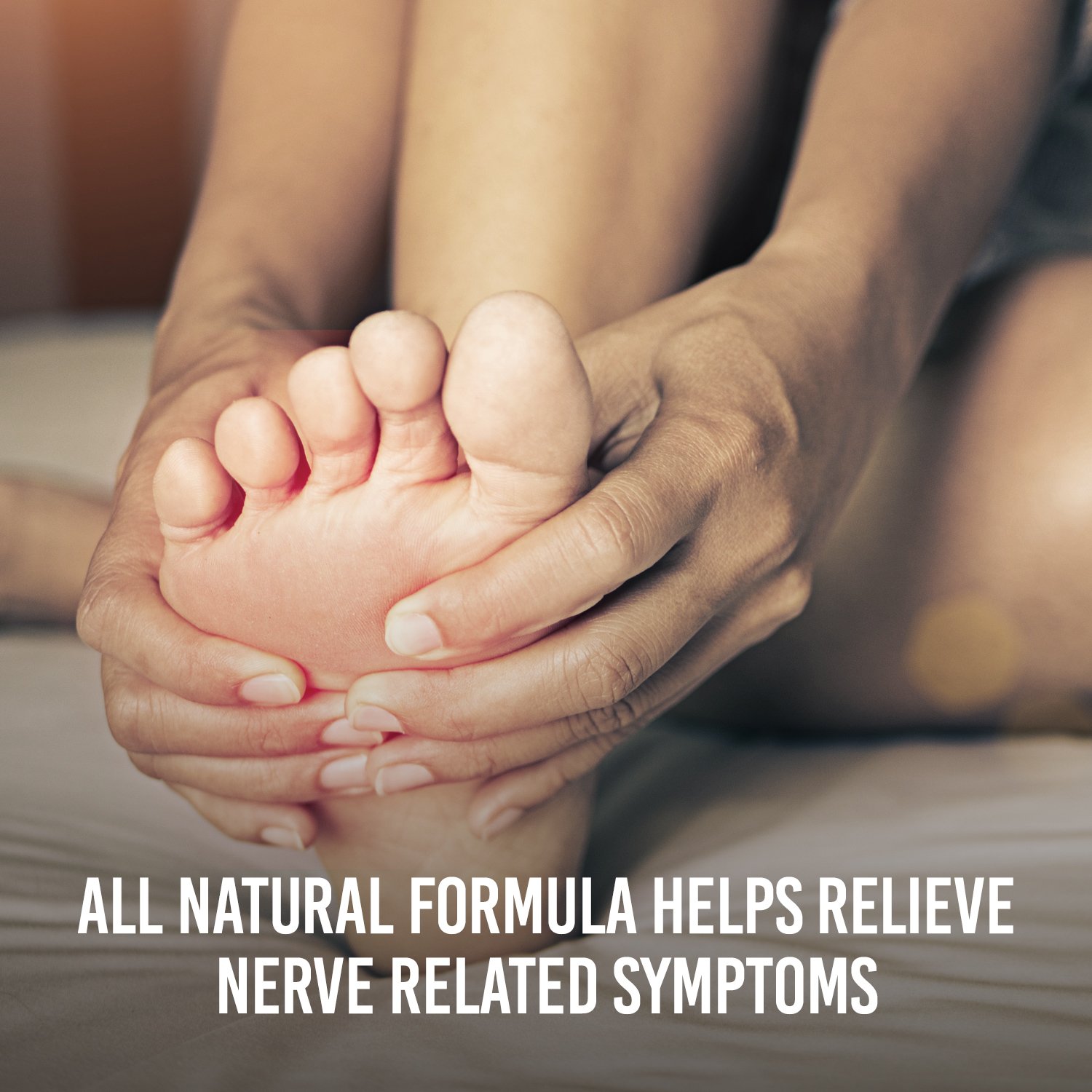 Neuropathy Nerve Support & Relief Supplement | Daily Nerve Discomfort Aid | Reduces Nerve Pain & Tingling | 120 Capsules (4-Pack) | For Diabetic Neuropathy & Sciatica Relief
