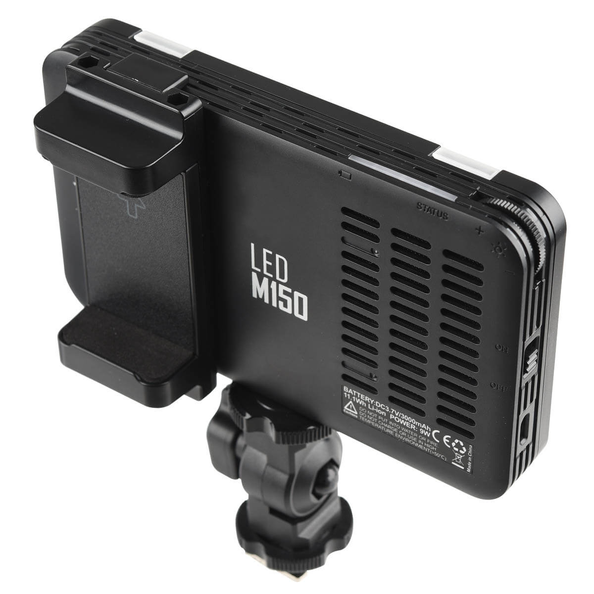 LEDM150 9W Dimmable LED Video Light for Smartphone & Camera - Perfect for YouTube, TikTok, Vlogging & Photography