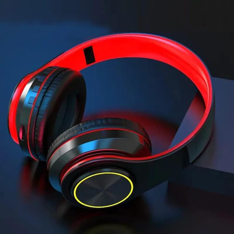 B39 Bluetooth Wireless Gaming Headset - Foldable Lightweight Over-Ear Headphones with Built-in Mic, 20H Battery Life for Mobile Gaming, PC, PS4, Xbox (Black) - Perfect for Online Gaming, Work Calls & Music Streaming