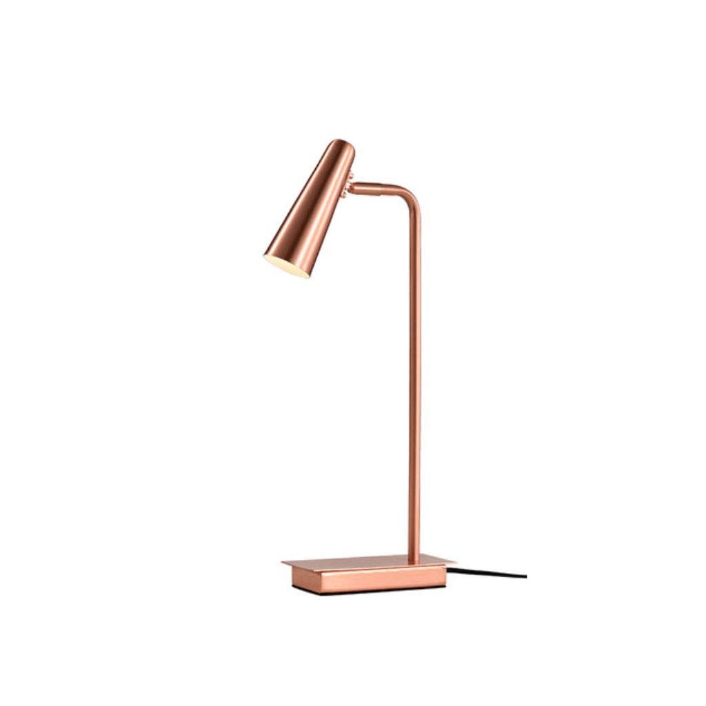 Nordic LED Desk Lamp - Modern Study Lamp for Bedroom & Office, Adjustable Brightness, Energy-Efficient (Black) - Perfect for Reading, Working & Nightstand Lighting