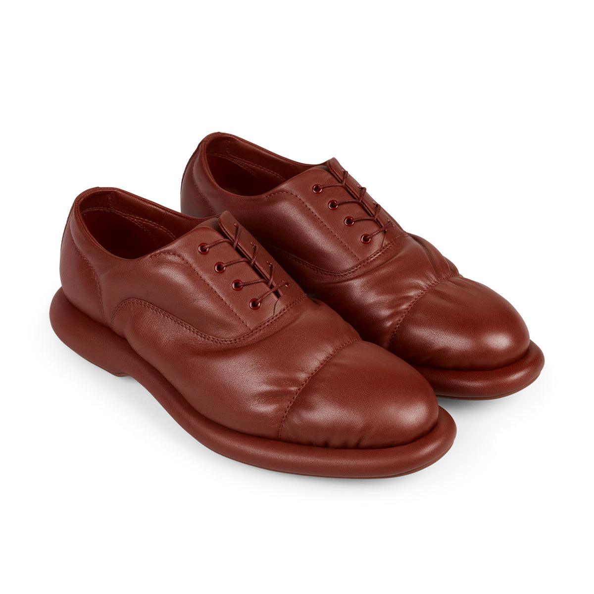 Martine Rose Women's Oxford Shoes in Ox Blood Leather – Stylish & Comfortable for Work, Casual & Formal Occasions