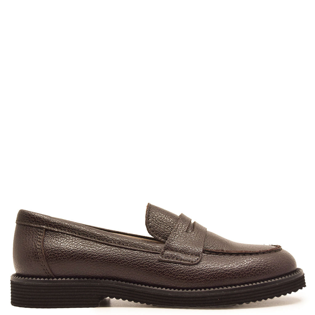Beberlis Coffee Rugged Sole Loafers - Comfortable & Durable Slip-On Shoes for Men - Perfect for Casual Wear, Office & Outdoor Adventures