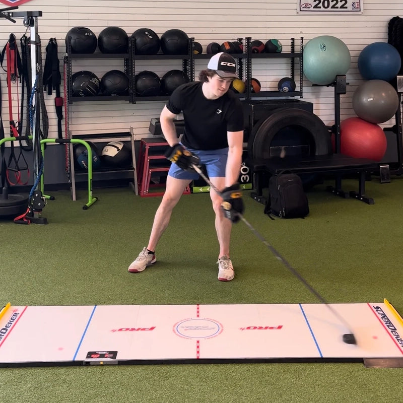 SuperDeker Pro 3 Panel Hockey Training System - Improve Stickhandling & Shooting Skills for Ice & Street Hockey Players | Perfect for Home, Rink & Backyard Practice