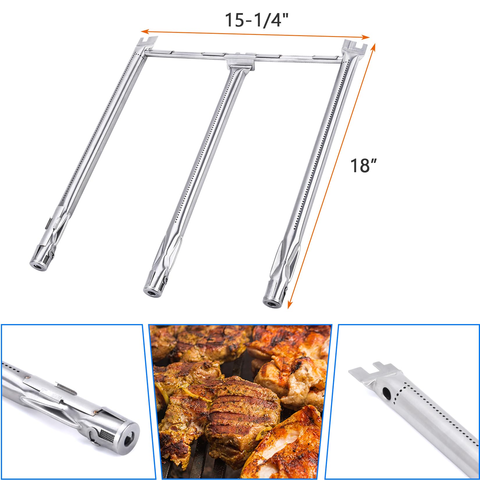 Weber Spirit E-310 Grill Burner Replacement - 18