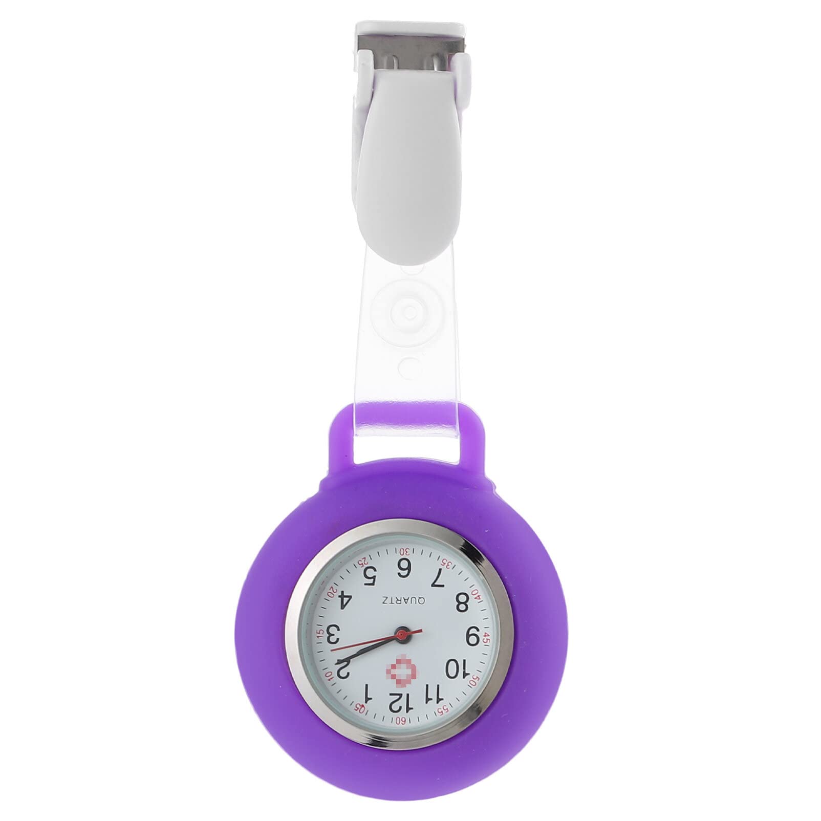 ULTECHNOVO Professional Nurse Watch - Multi-Function Clip-On Pocket Watch with Cute Leaf Design | Ideal for Nurses, Doctors & Healthcare Workers (Waterproof, Easy-to-Read) | Perfect for Hospital Shifts, Medical Duties & Clinical Use