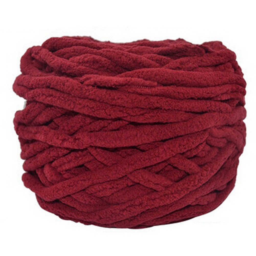 Soft Amaranth Knitting Yarn Set of 4 - Perfect for DIY Blankets, Scarves & Slippers - Cozy Handmade Crochet Projects for Winter & Home Decor