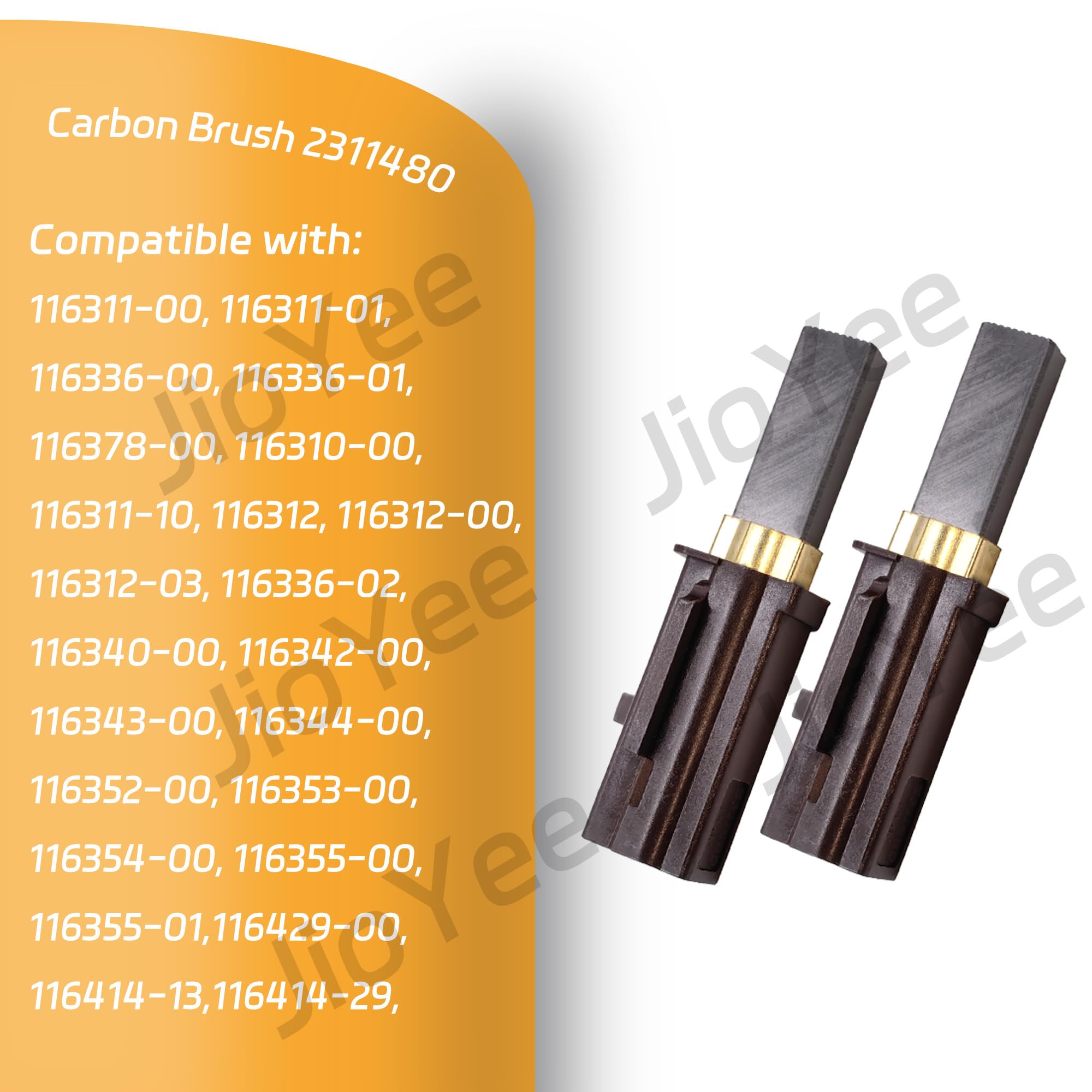 **Ametek Lamb 2311480 Vacuum Motor Carbon Brush Replacement (2 Pack) – Compatible with Models 333261 & 33326-1 – Ideal for Vacuum Cleaner Repair & Maintenance**