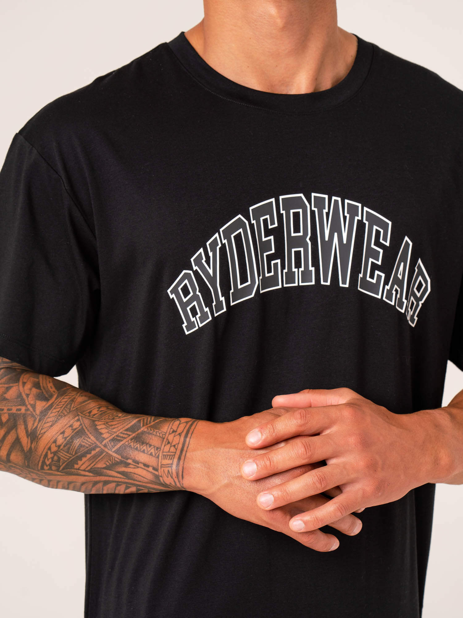 Men's Collegiate T-Shirt - Black Cotton Short Sleeve Tee for Casual Wear & School Spirit | Perfect for Campus, Sports Events & Everyday Outfits