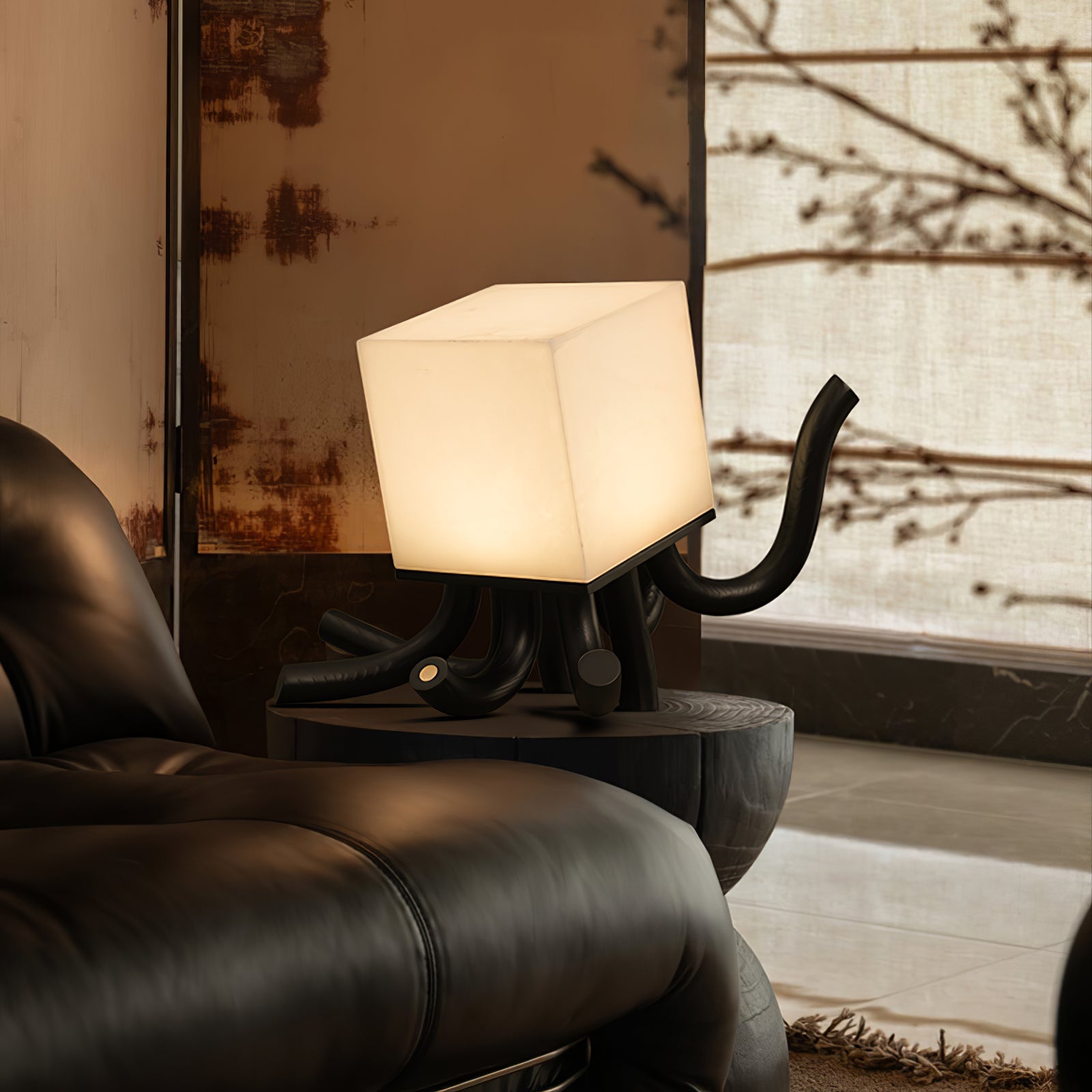 Modern Octavia Table Lamp - Adjustable LED Desk Light with USB Port for Bedroom, Office & Study - Warm White & Cool White Lighting Modes