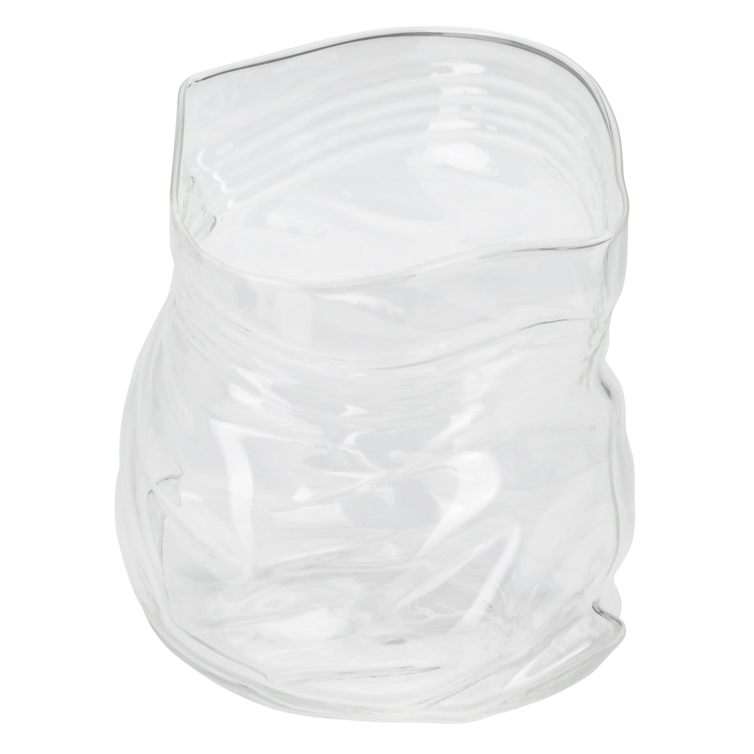 22 oz Round Clear Glass Unzipped Bag Bowl - 4.75