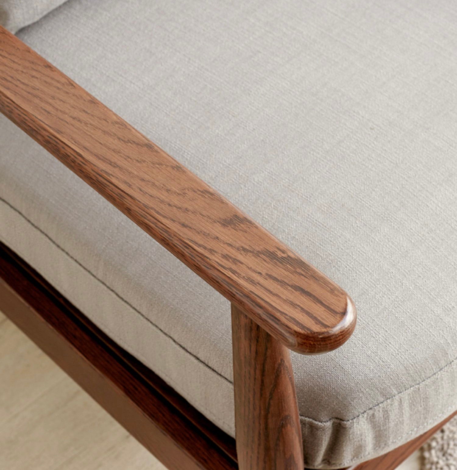 Solid Oak Wood Walnut Finish Leisure Combination Set - Perfect for Living Room, Bedroom, or Office Furniture