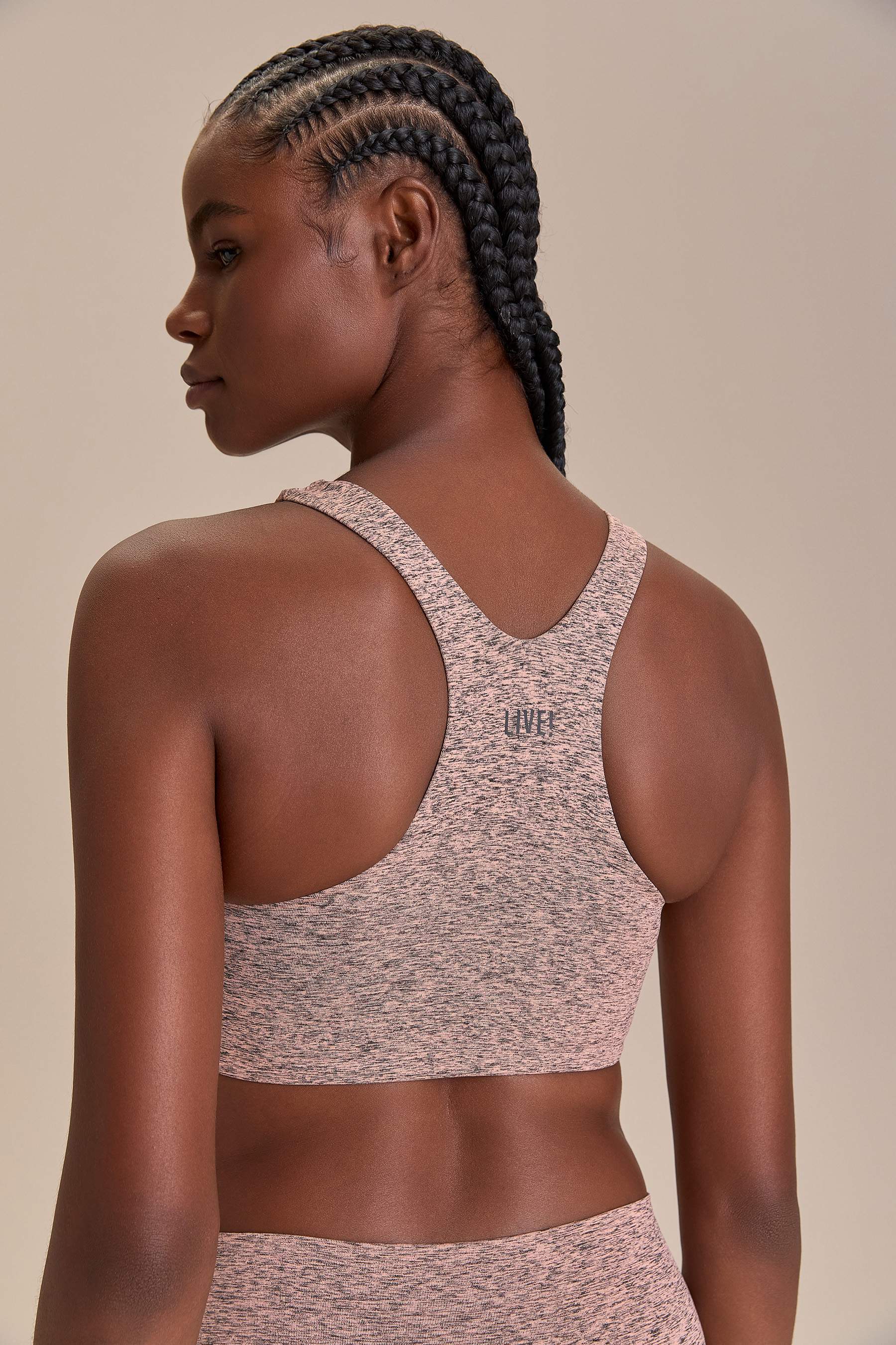 High Support Halter Groove Sports Bra for Women - Comfortable Workout Top for Running, Yoga & Gym - Breathable & Moisture-Wicking Activewear