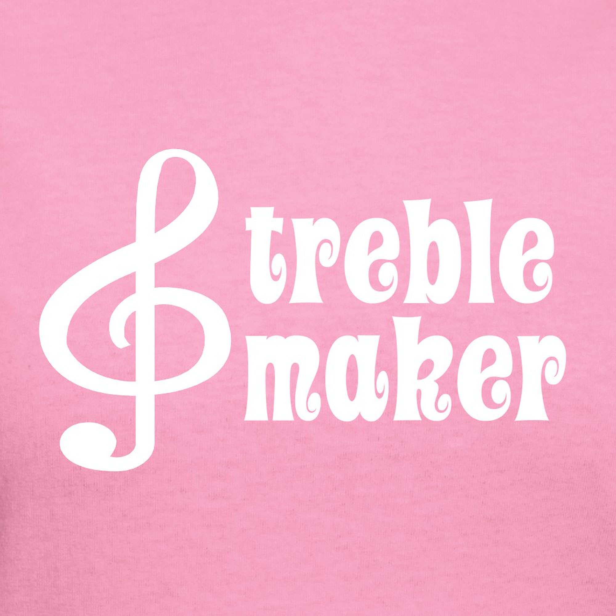 Treble Maker Women's Dark Cotton T-Shirt | Music Lover Tee for Concerts & Casual Wear | CafePress