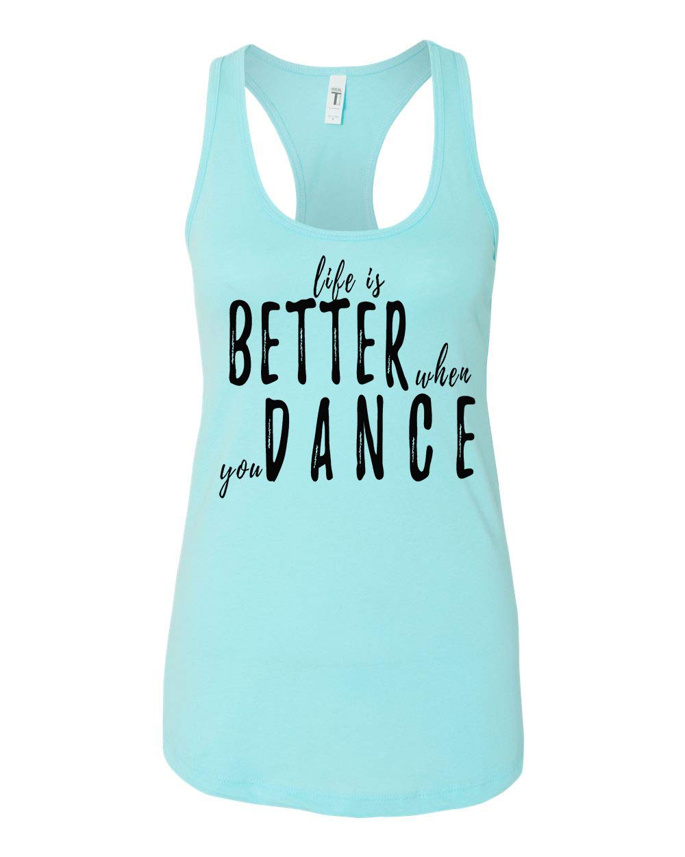 Women's Racerback Tank Top for Dancing - Comfortable Workout & Yoga Top - Perfect for Dance Classes, Gym Sessions & Summer Outfits