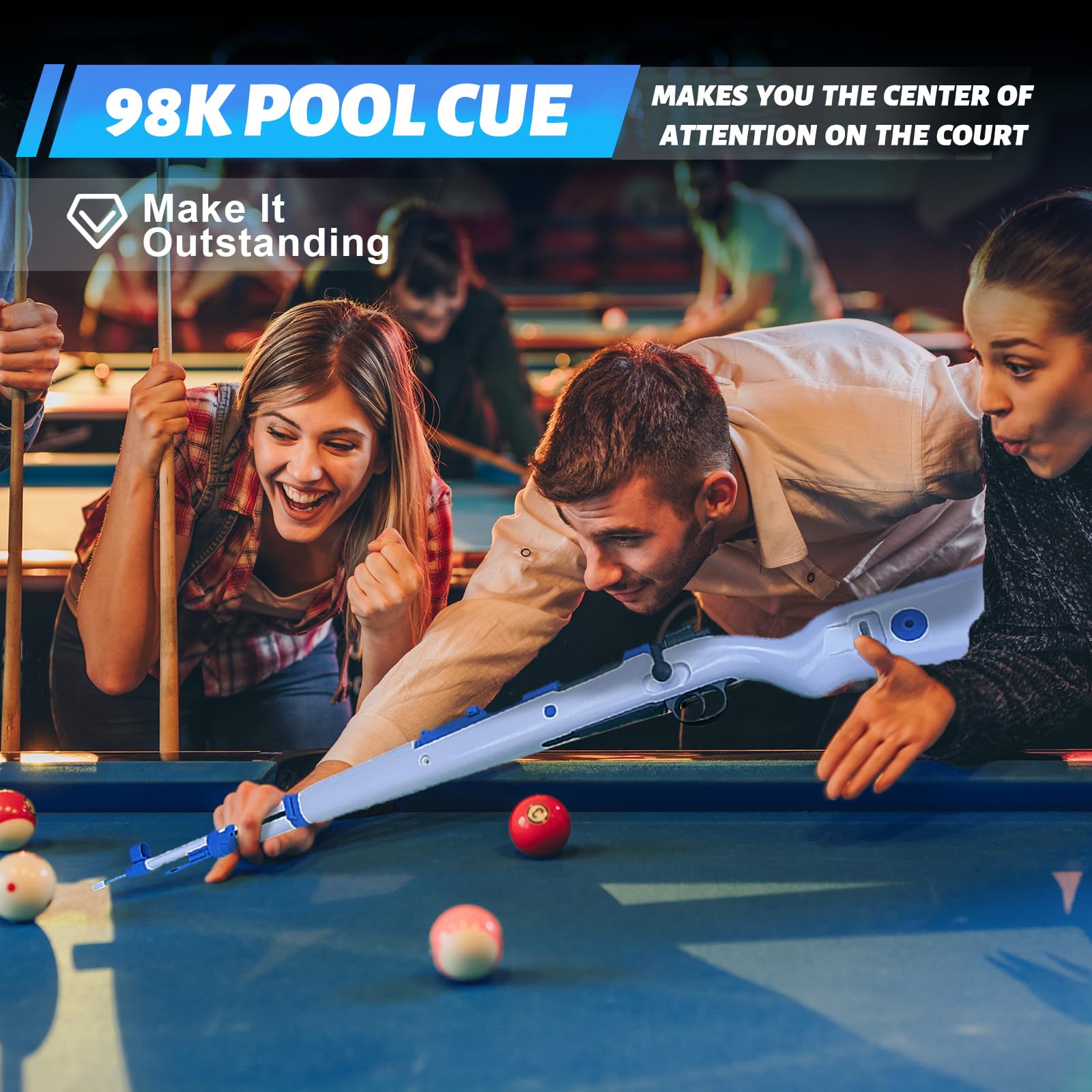 Automatic Ejection Billiard Cue Spring - High Performance Pool Stick Accessory for Smooth Shots | Perfect for Billiard Clubs, Bars & Home Game Rooms
