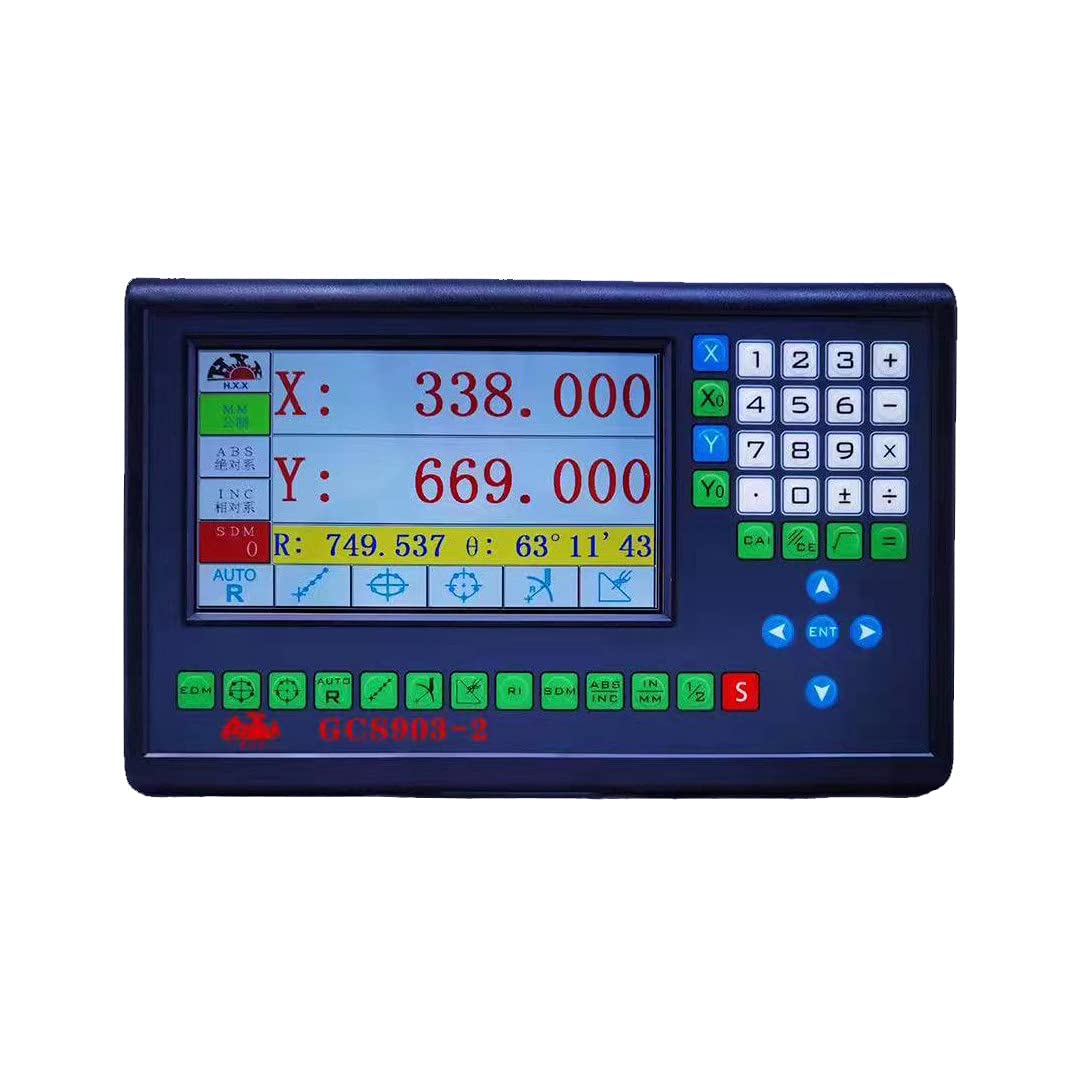 2 & 3 Axis LCD Digital Display Rotary Encoder - High Precision Customizable Resolution for CNC Milling, EDM, Lathe & Drilling Machines | Perfect for Industrial Automation & Metalworking Applications