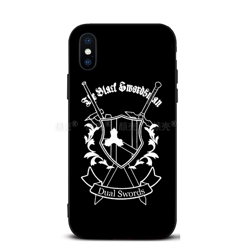 Premium Anime iPhone 6/6s/6 Plus Case - Sword Art Online Silicone Protective Cover for iPhone 6, 6s, 6 Plus, 11 Pro & 11 Pro Max | Cute Japanese Style Shockproof Phone Case for Daily Use, Work & Gaming