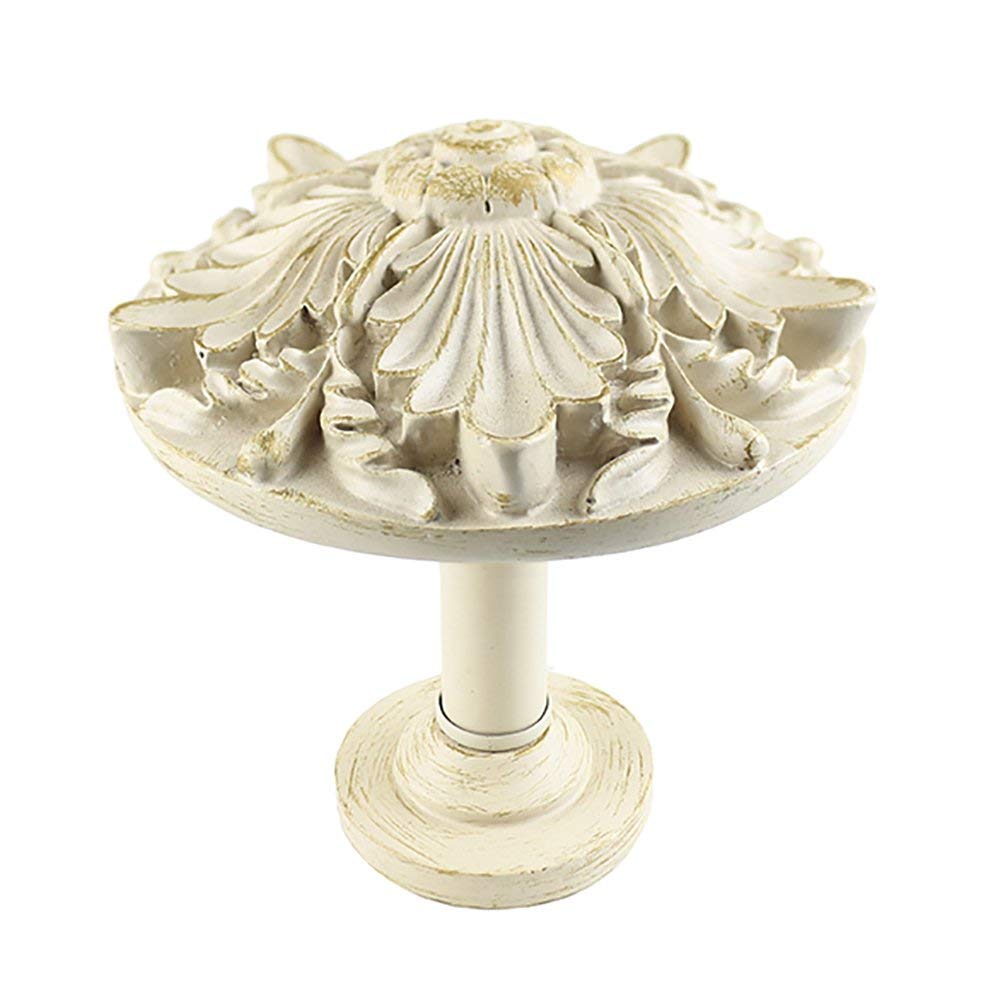 Urbanest Large Brittany Drapery Holdback Medallion - Elegant Curtain Tieback Hook for Living Room & Bedroom Window Decor
